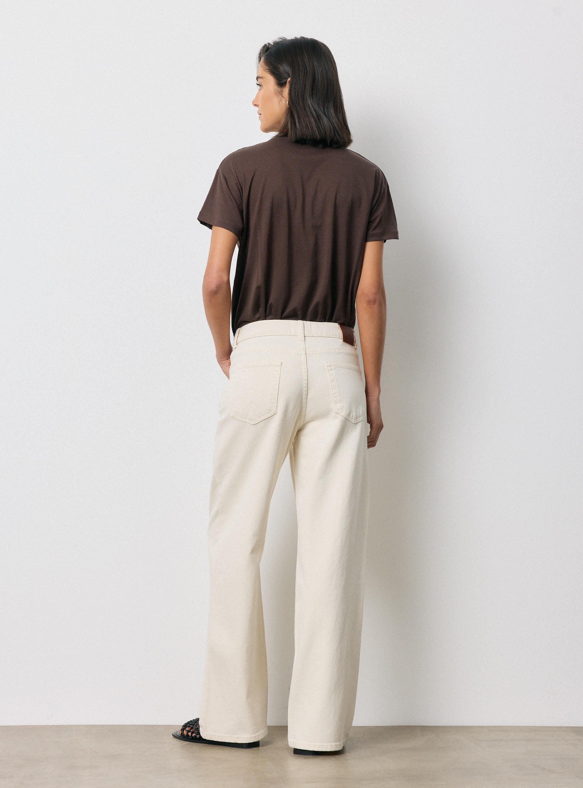 Jeans Wide Leg en Tela Comfort-5