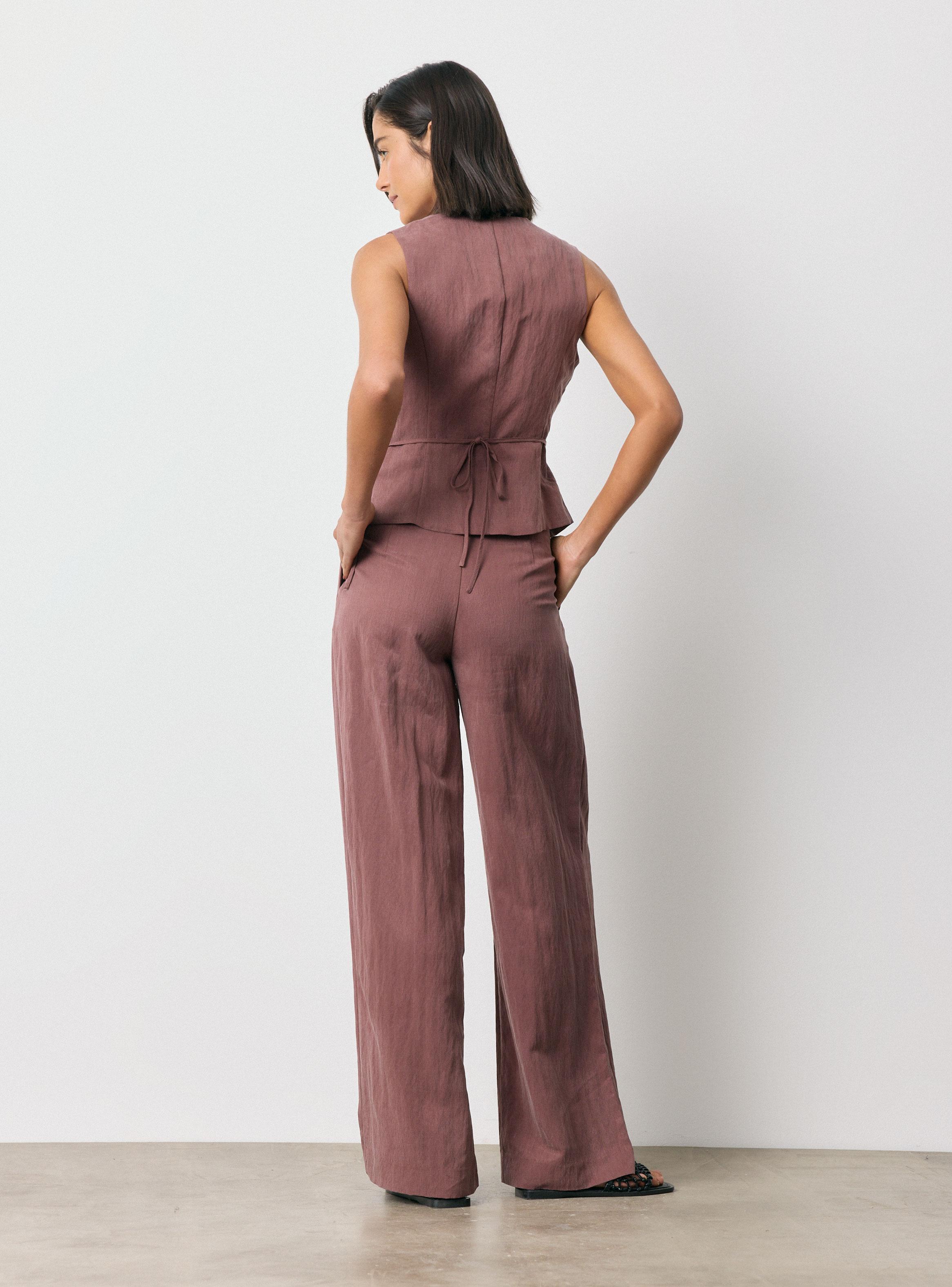 Chaqueta Sin Mangas Mezcla Lyocell Poliamida Tacto Suave-5