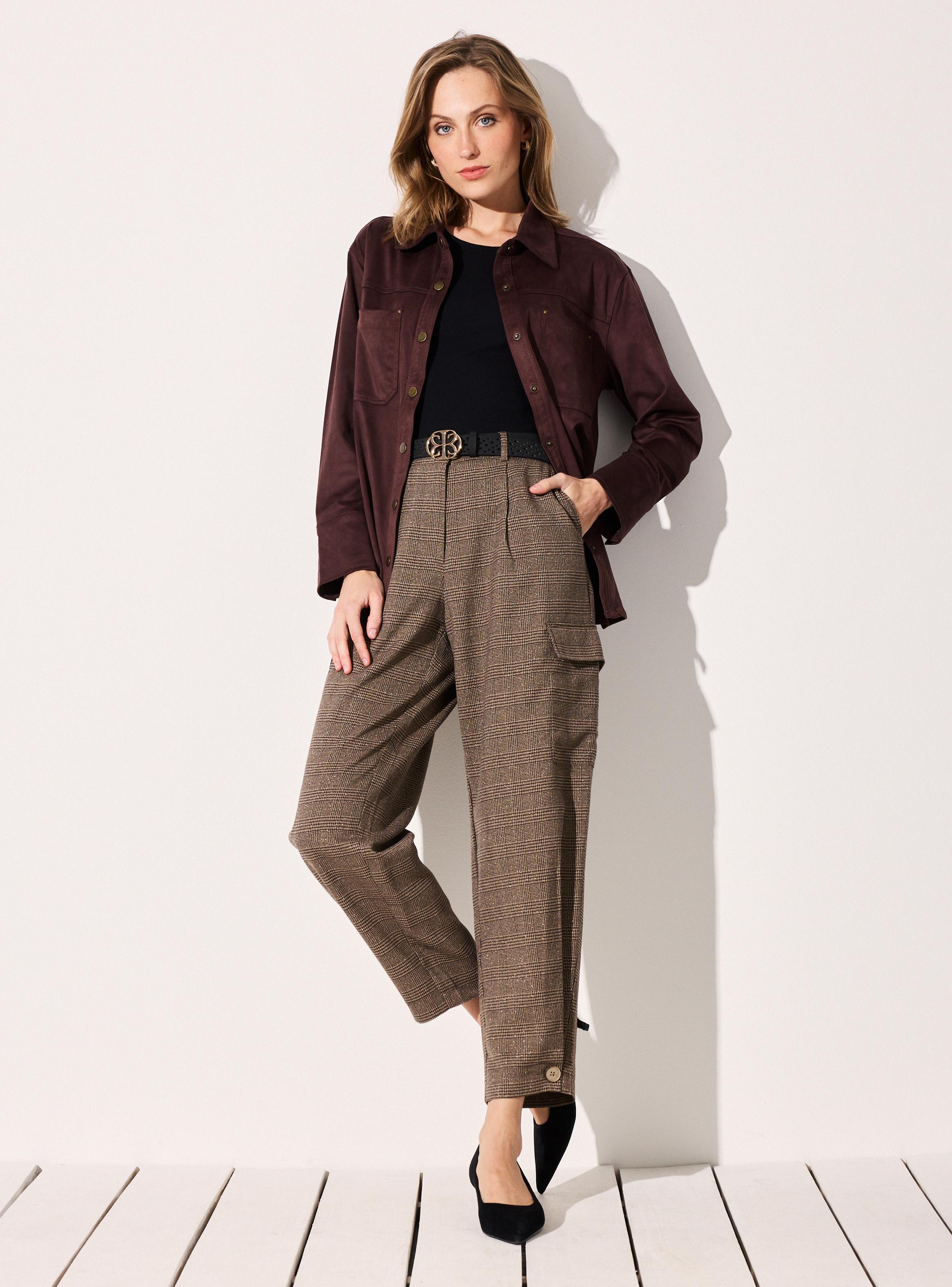 Blusa Camisa Fake Suede-4