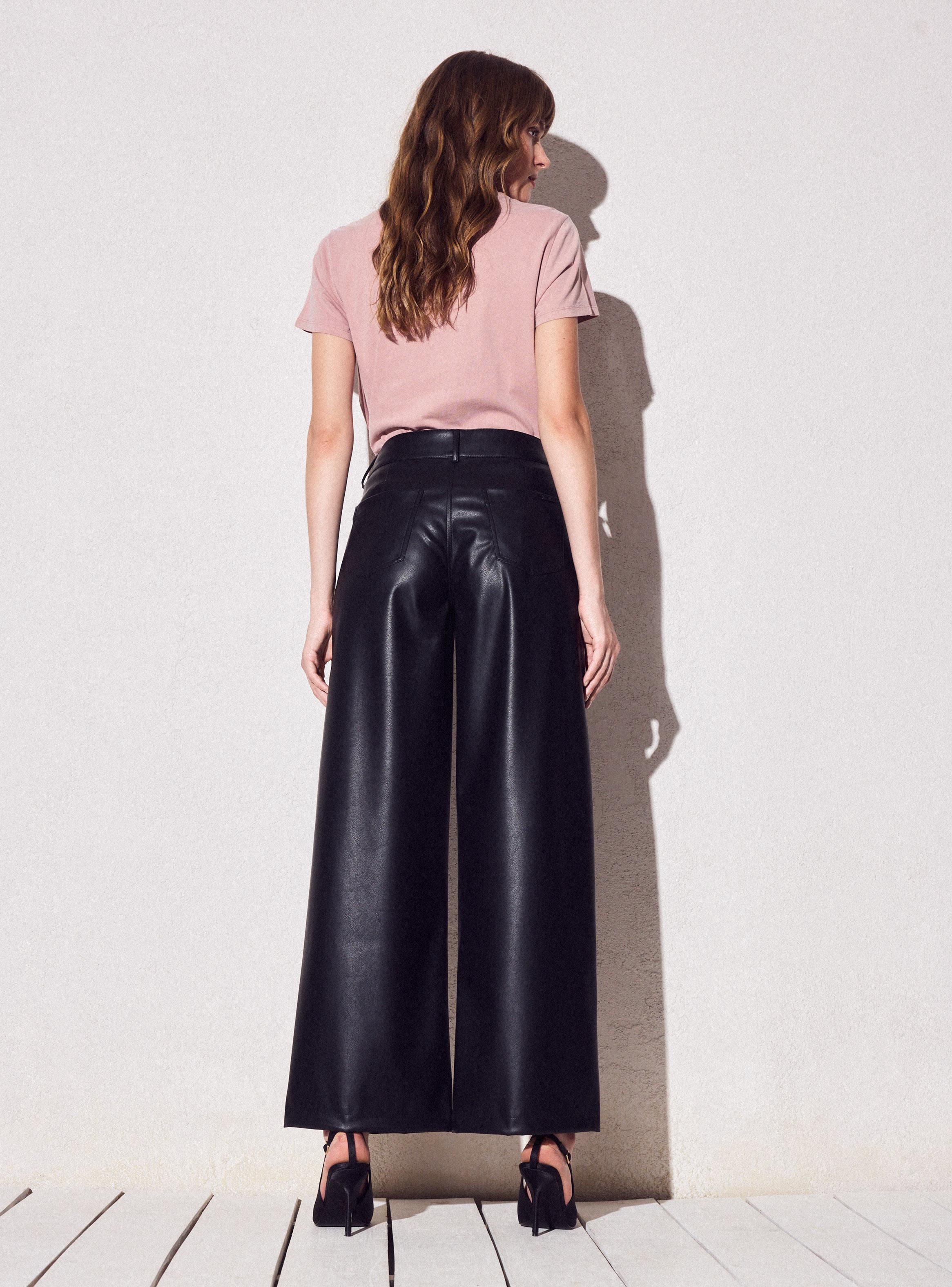 Pantalón Pu Palazzo-5