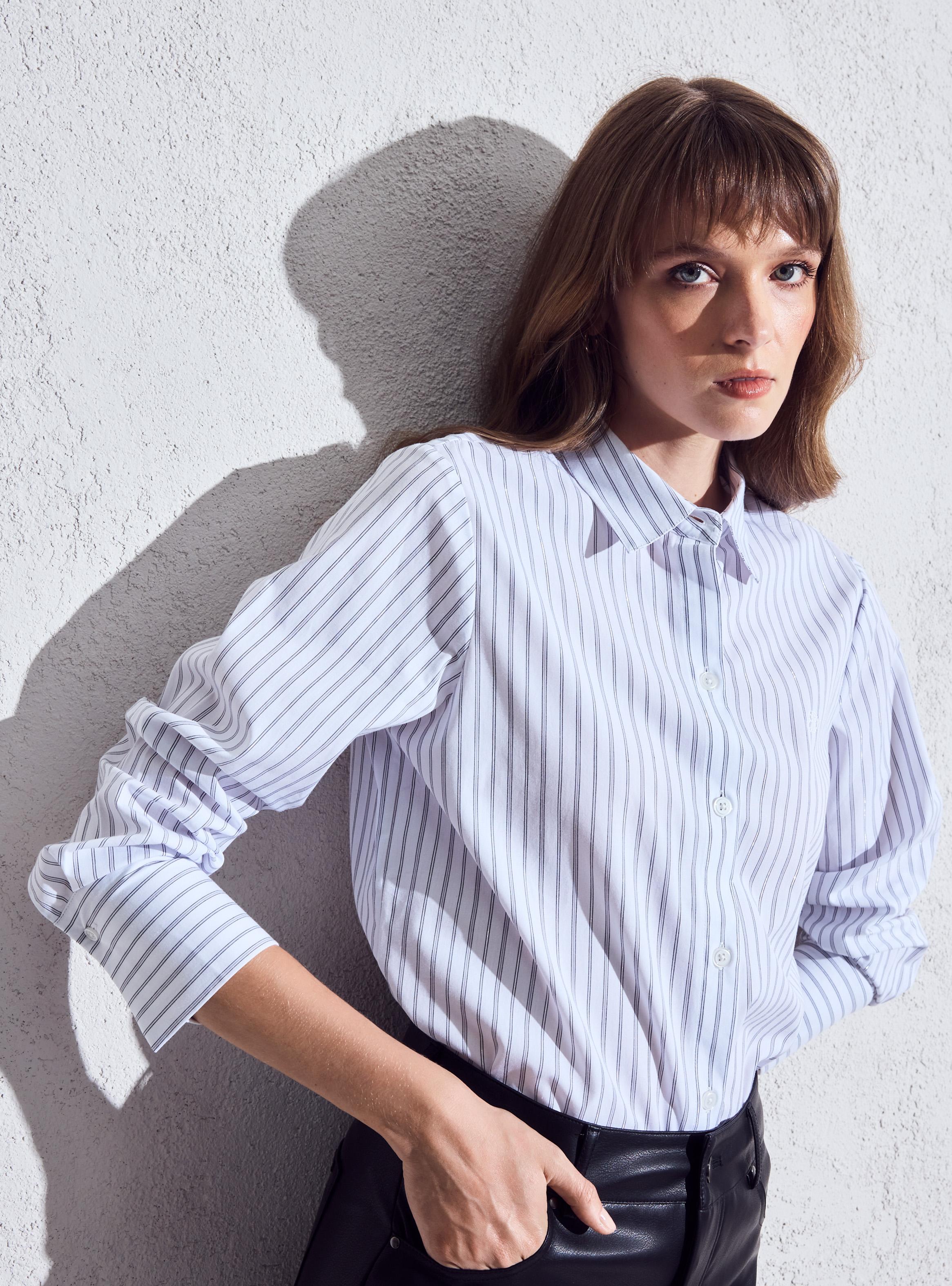 Blusa Rayada con Lurex-2