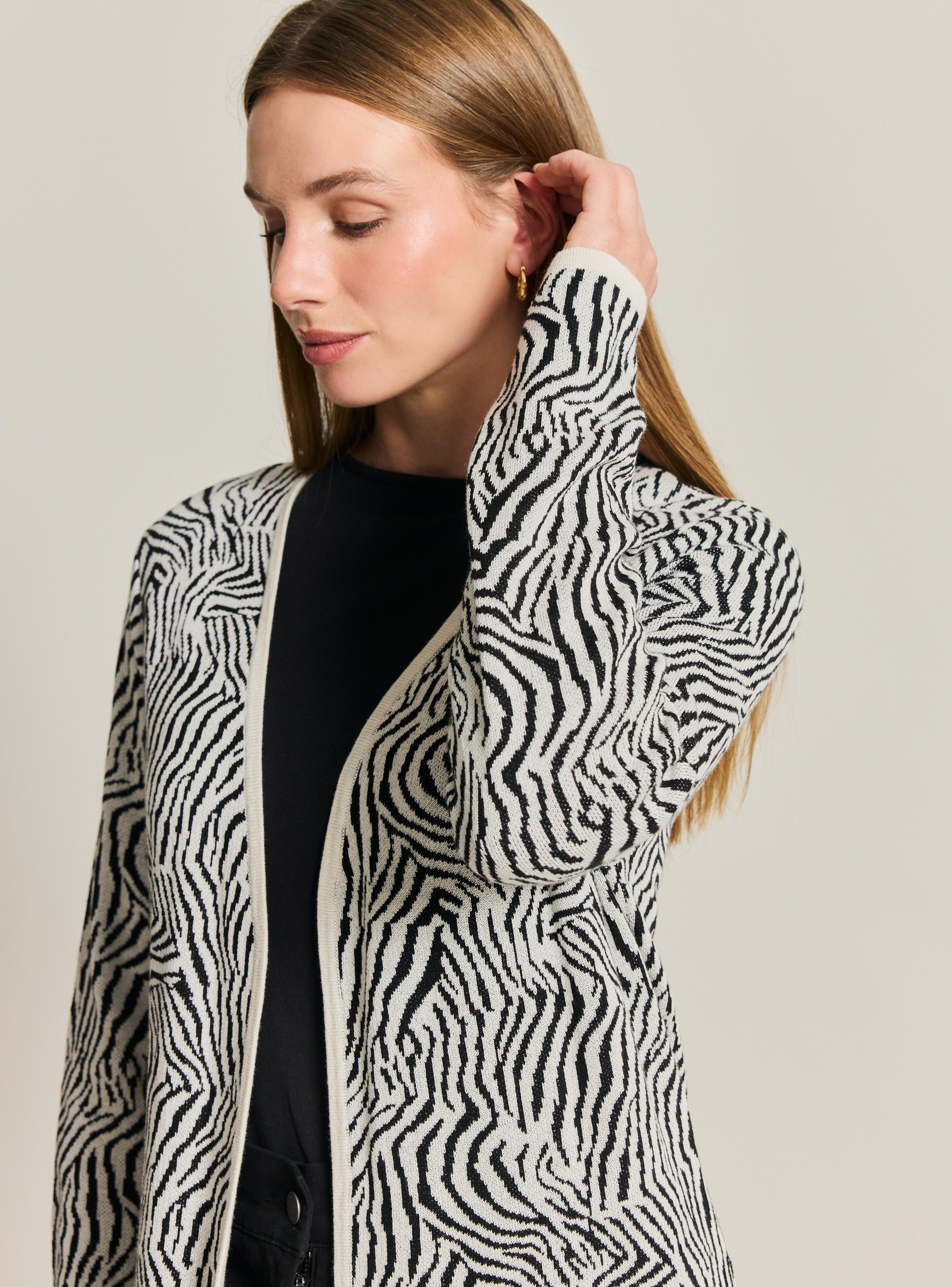 Cárdigan Estampado Jacquard-2