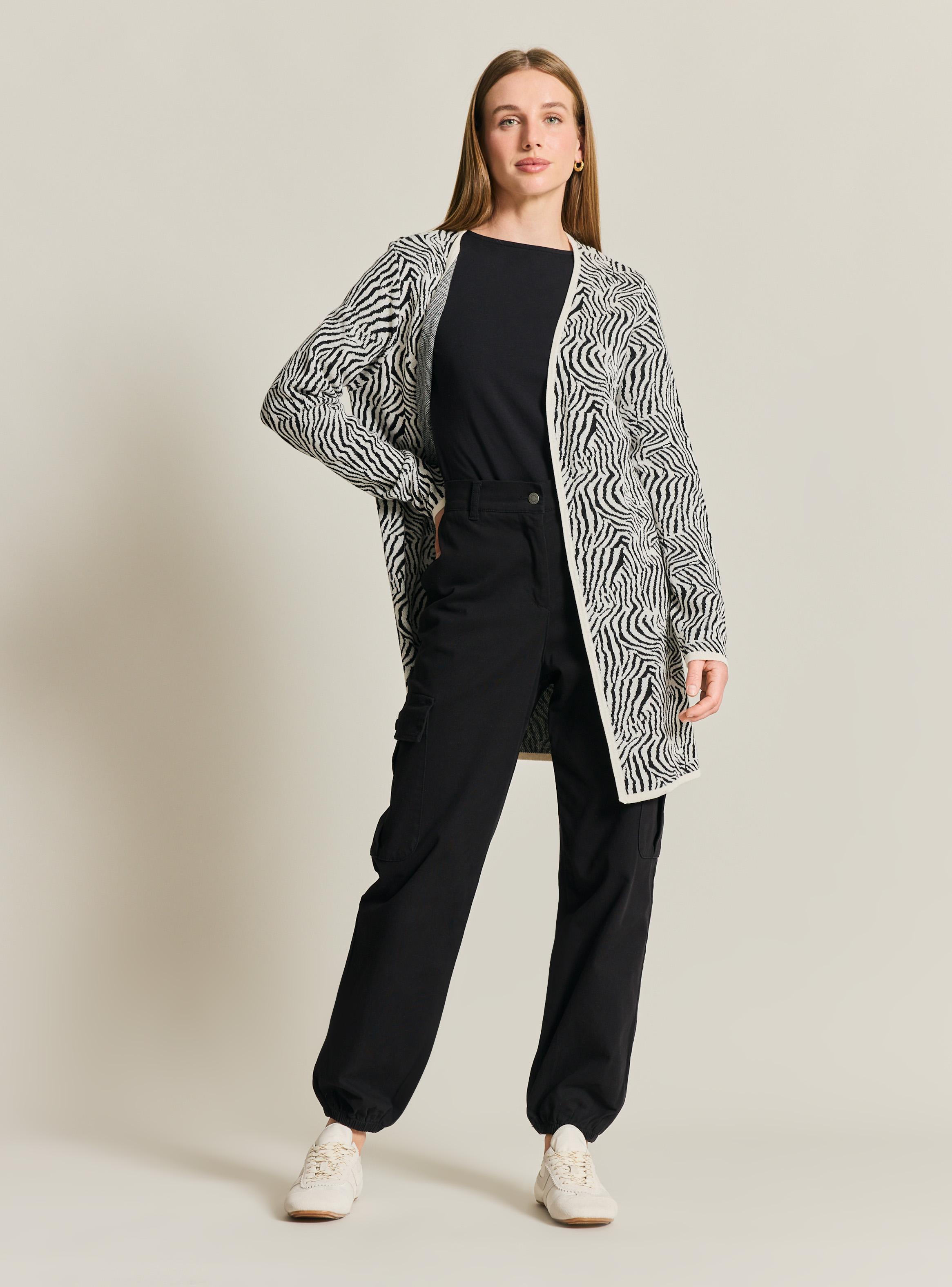 Cárdigan Estampado Jacquard-4