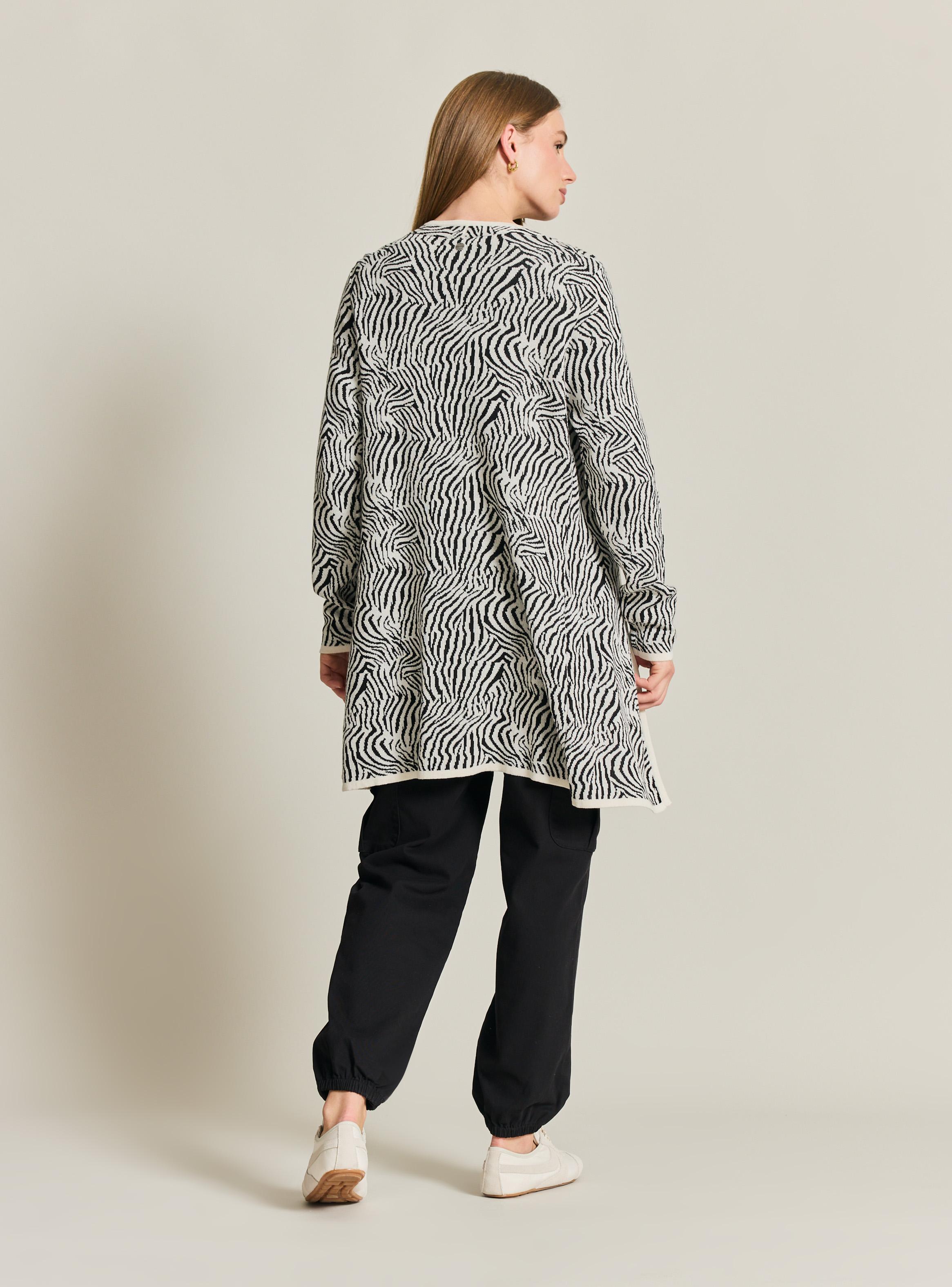 Cárdigan Estampado Jacquard-5