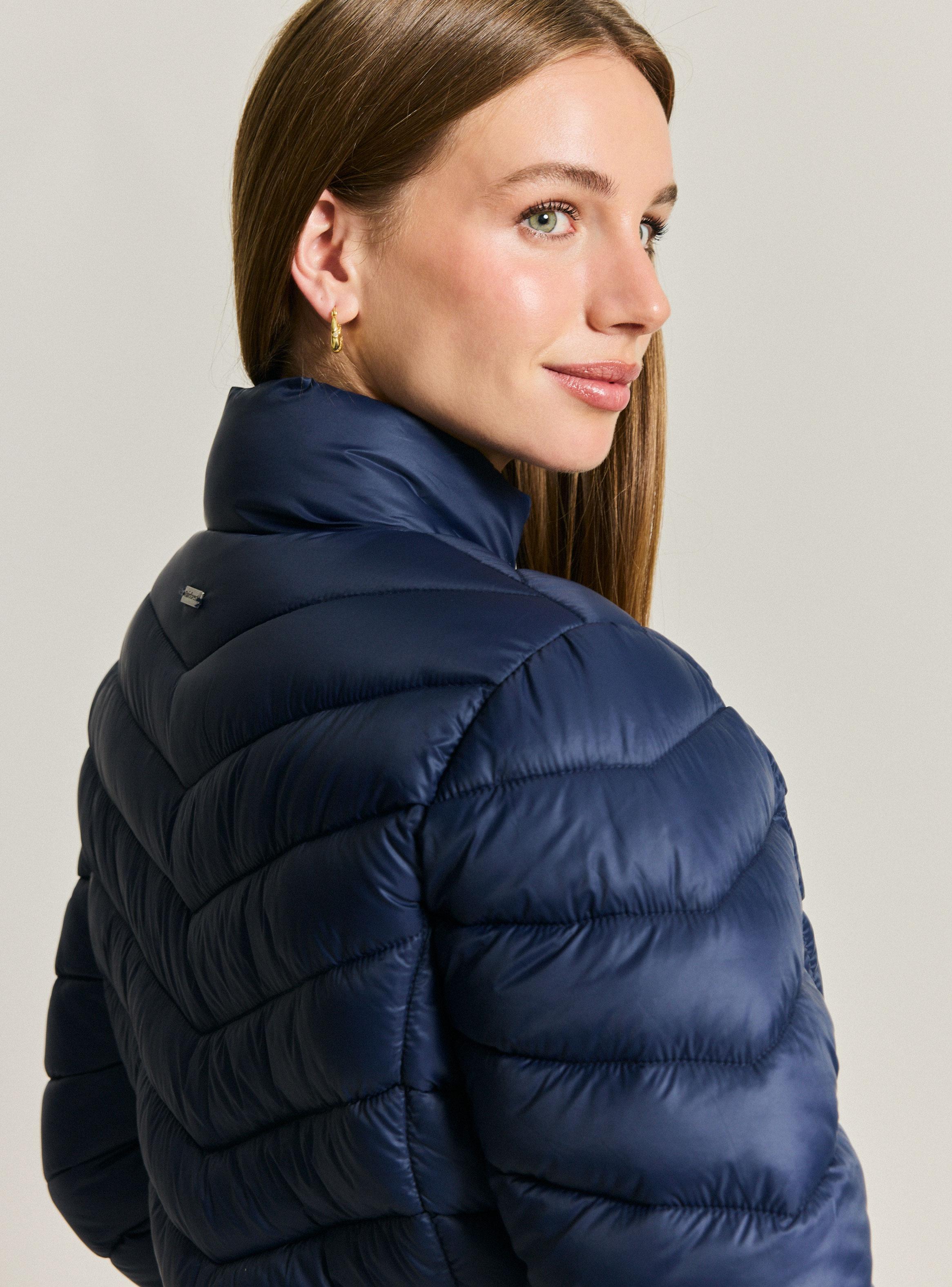 Parka Básica Sólida-3