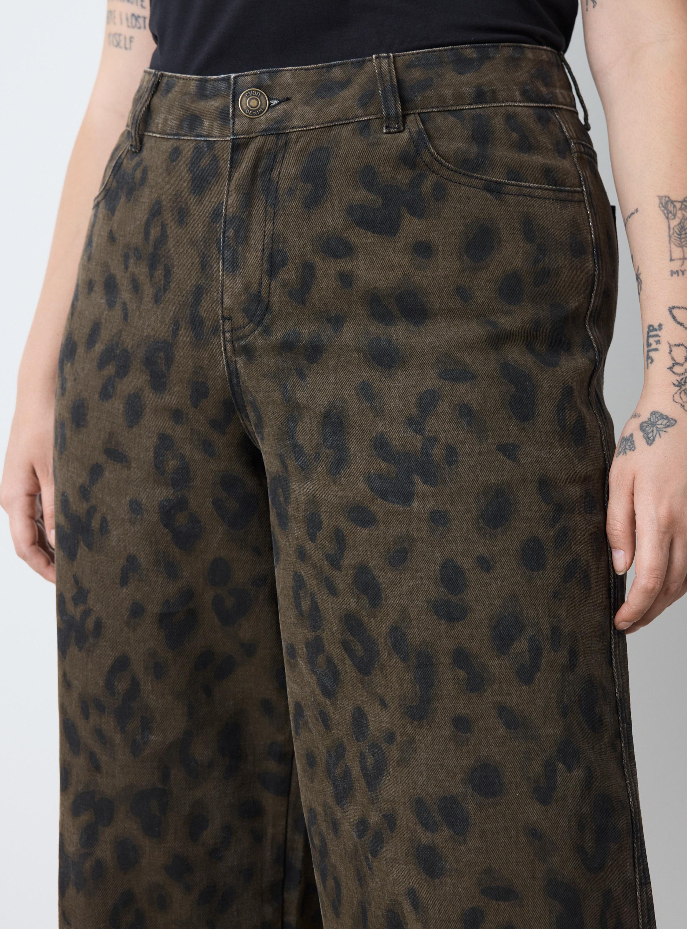 Jeans Estampado Wide Leg Corte Relajado Curvy-2