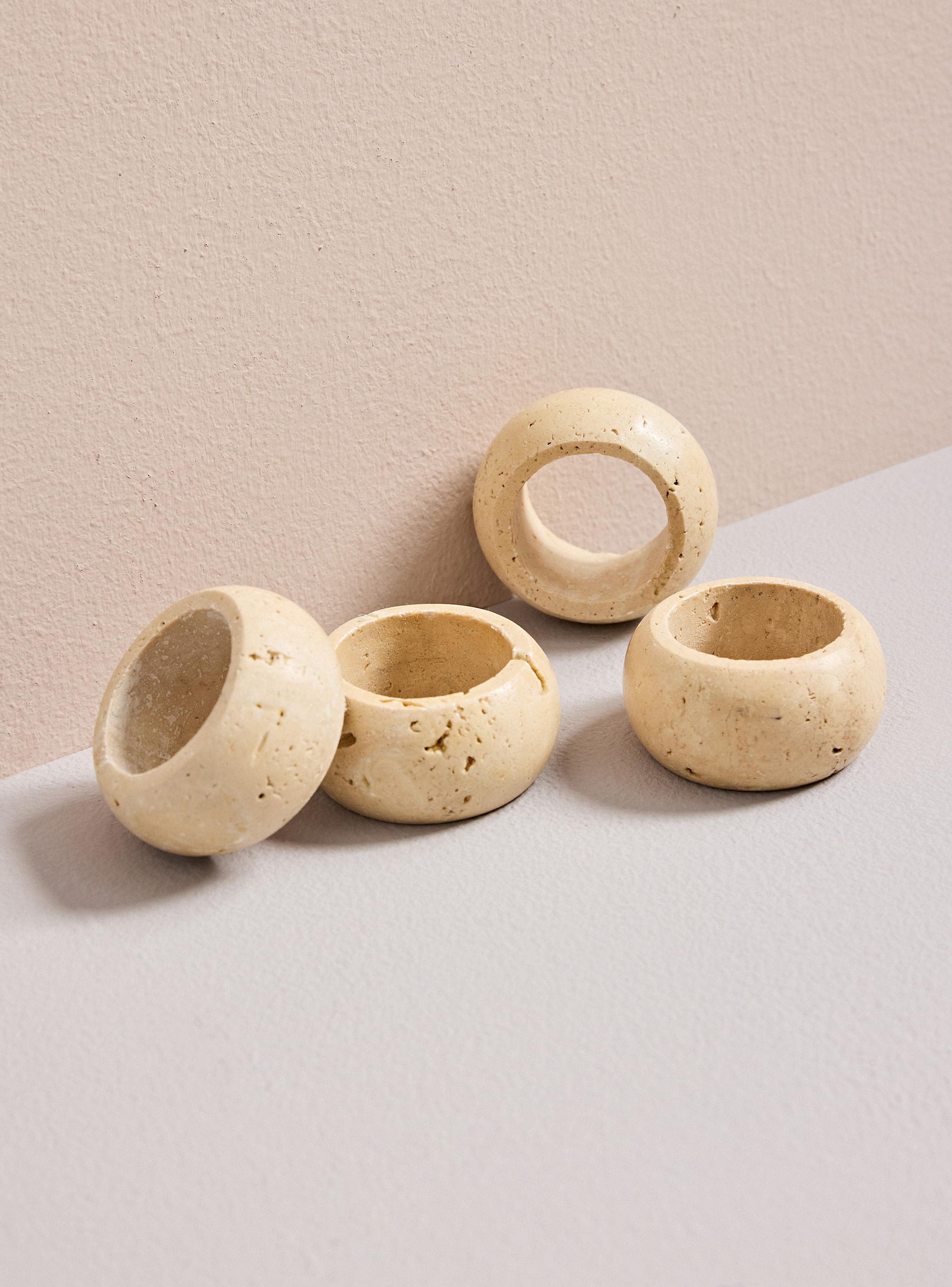 Set de 4 Argollas Servilletas Wabi Sabi-2