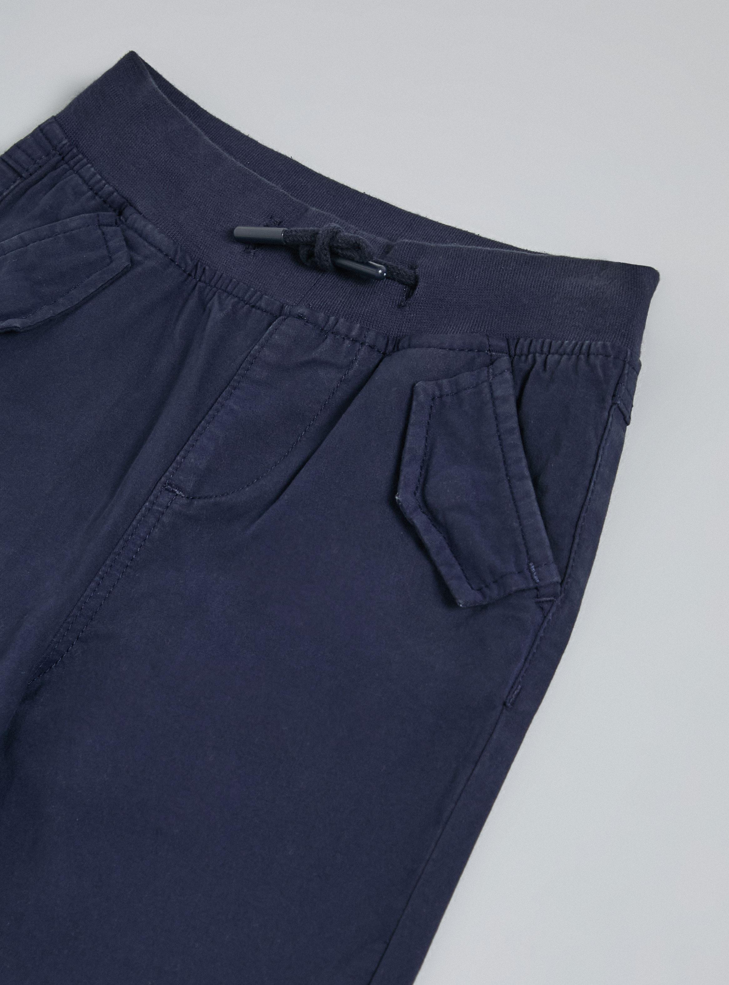 Pantalón Twill con Bolsillos Parche-2