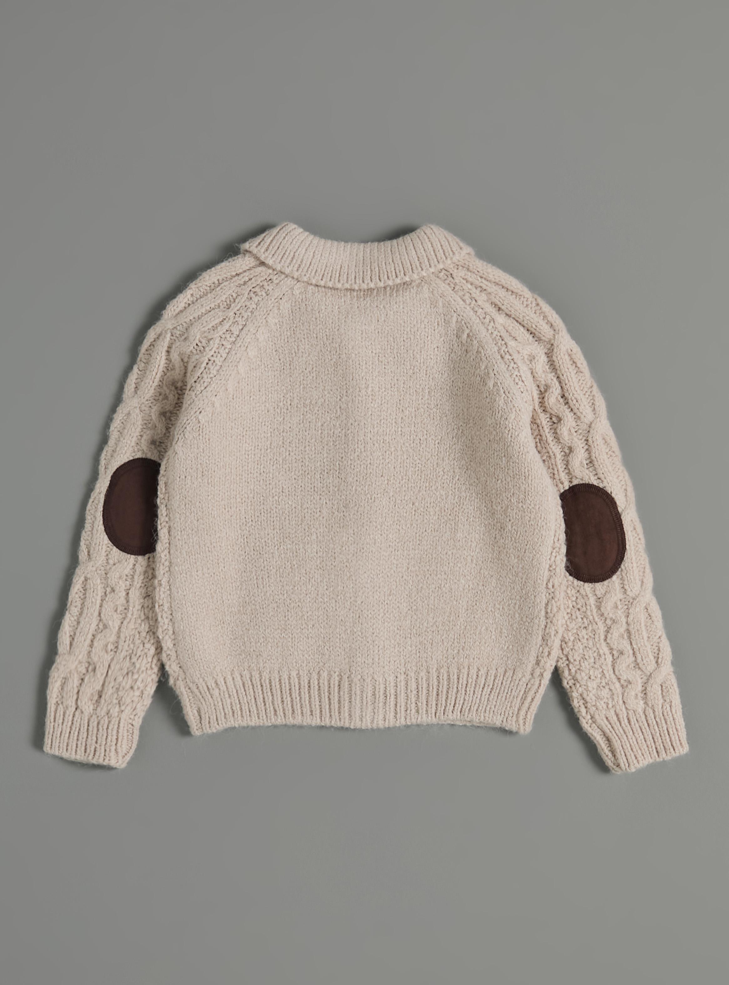 Chaleco Diseño Trenzado con Cuello-2