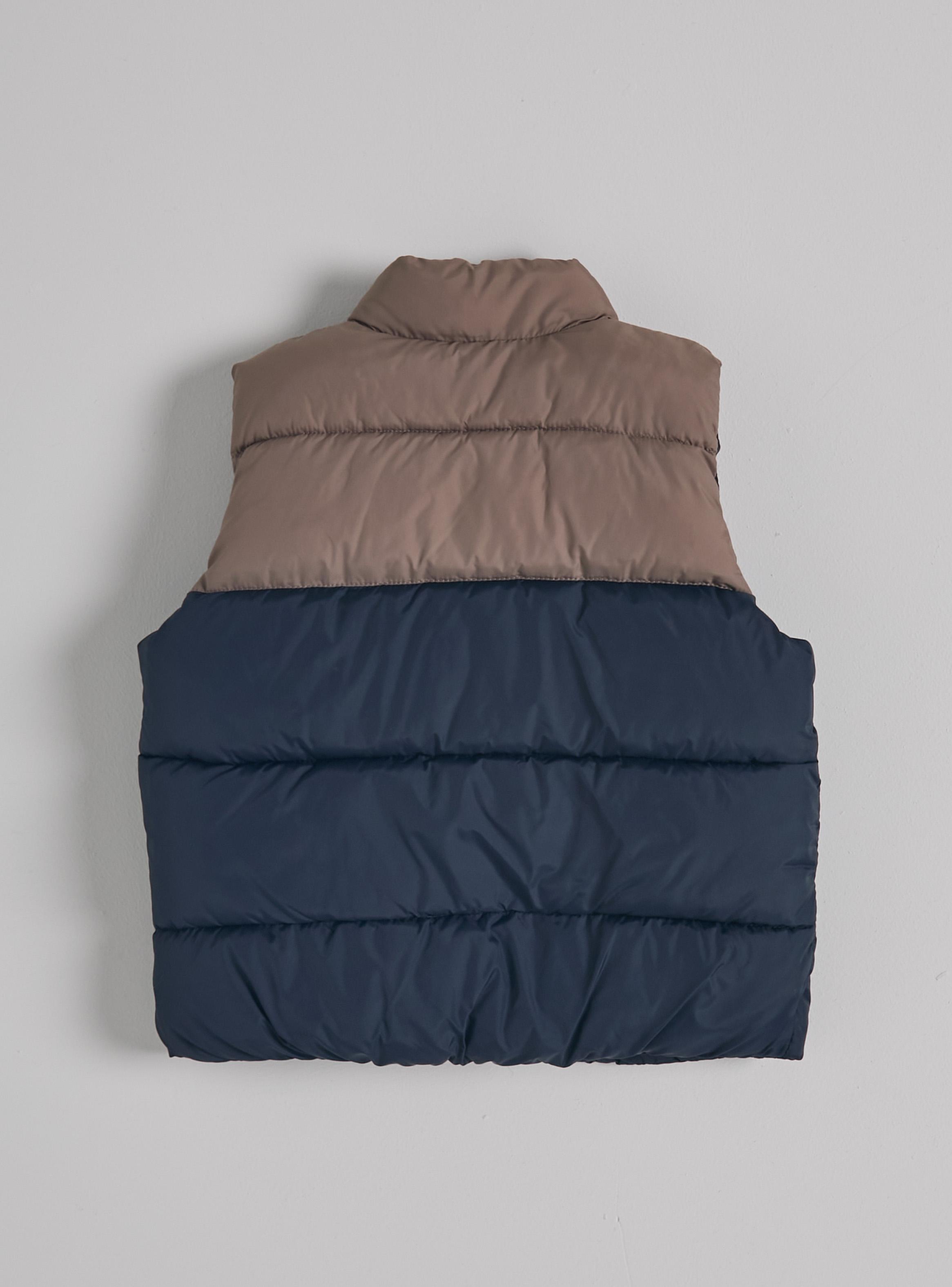 Parka Bicolor con Cierre Frontal-2