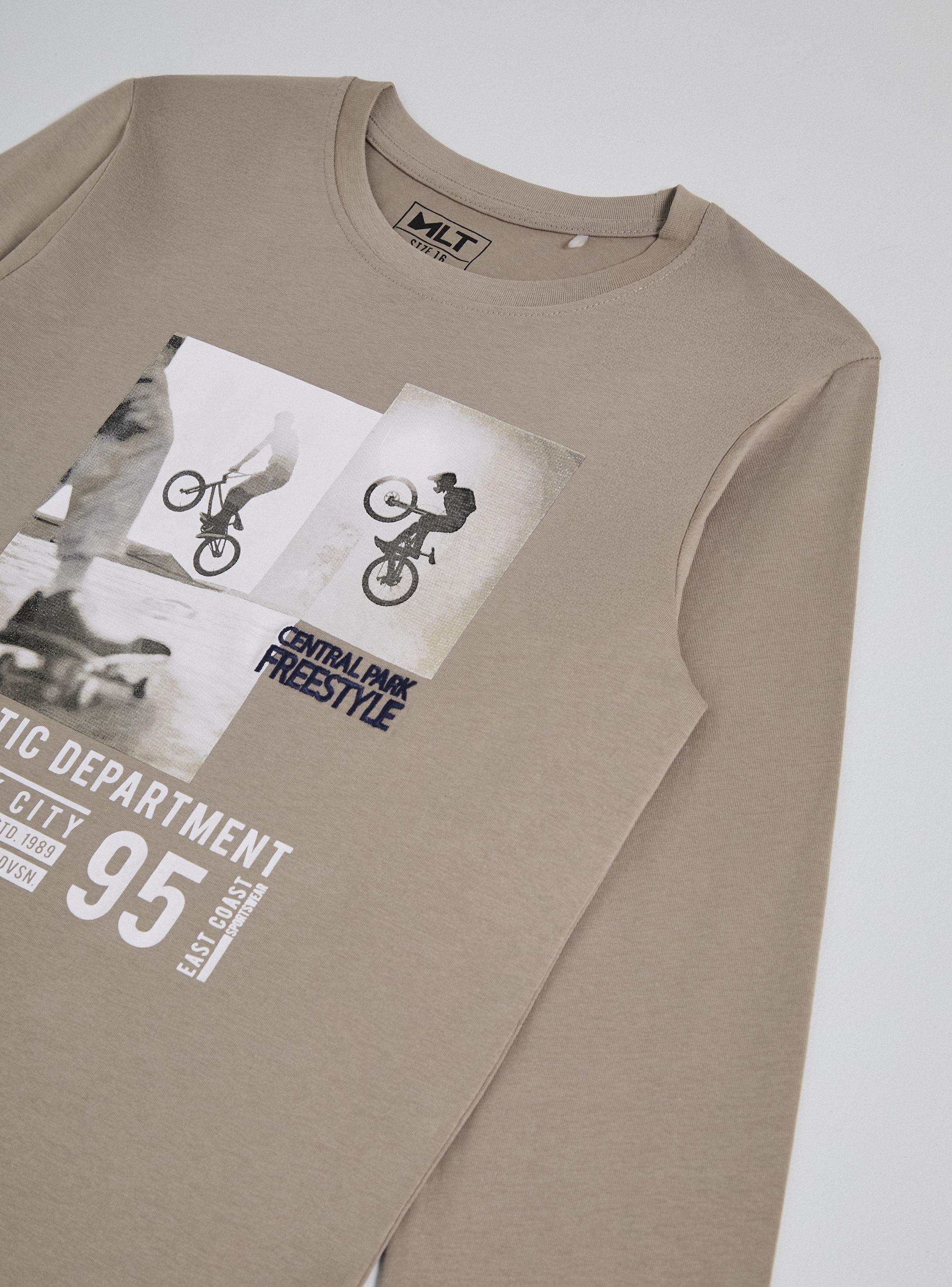 Polera Manga Larga Photoprint Algodón-3