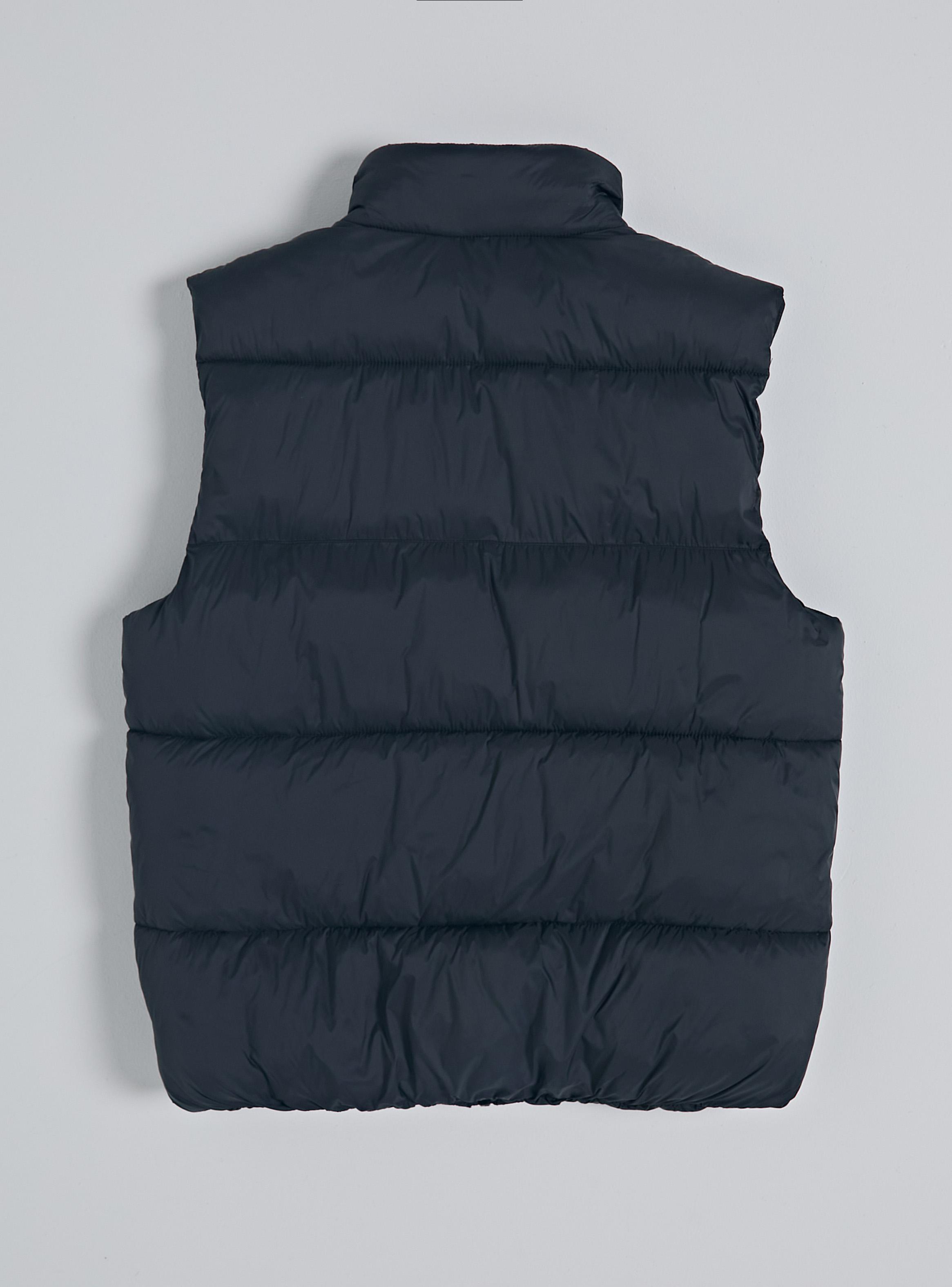 Parka sin Manga con Bolsillos Frontales-2