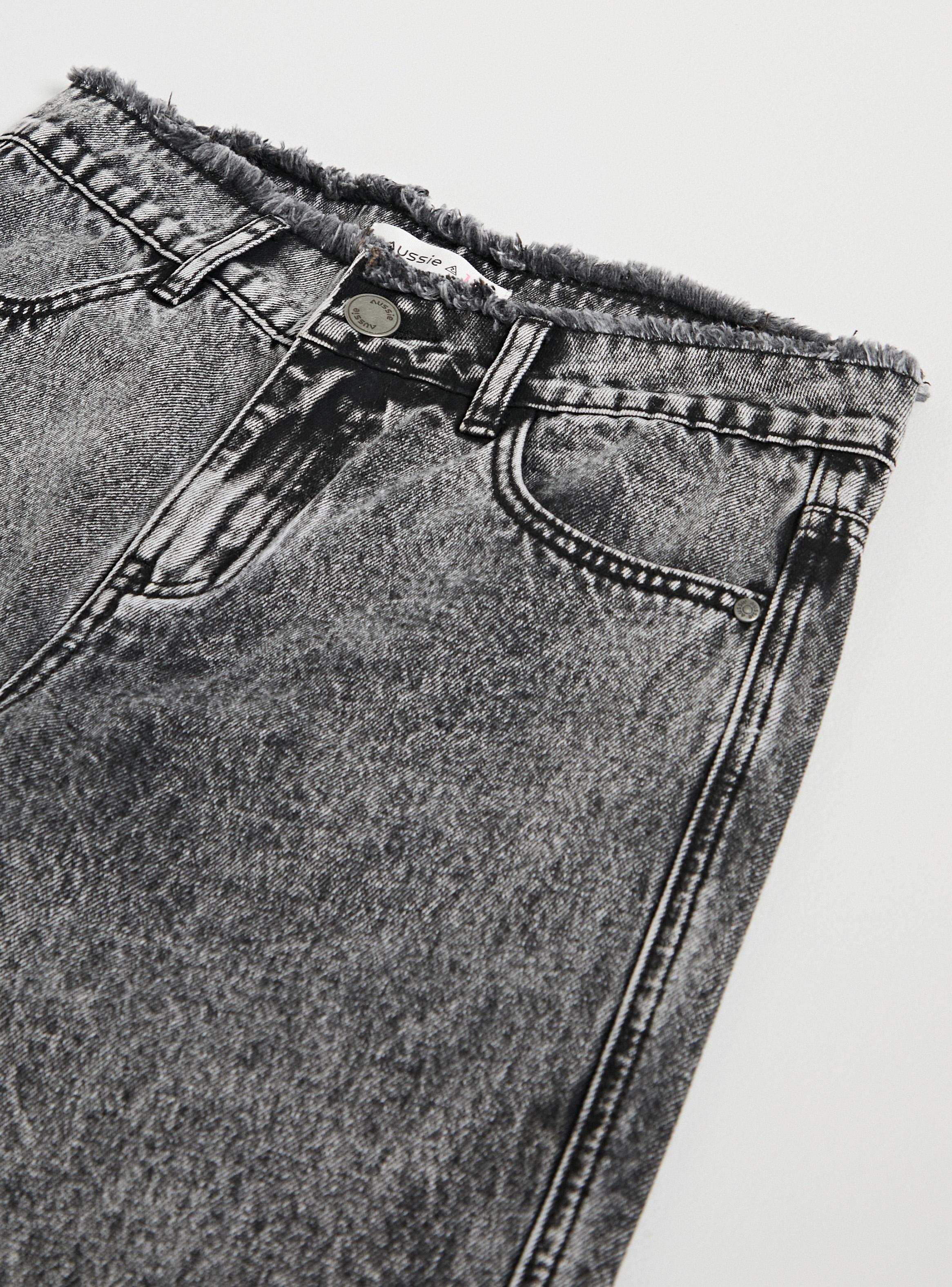 Jeans Bolsillo Cargo con Deflecado-3