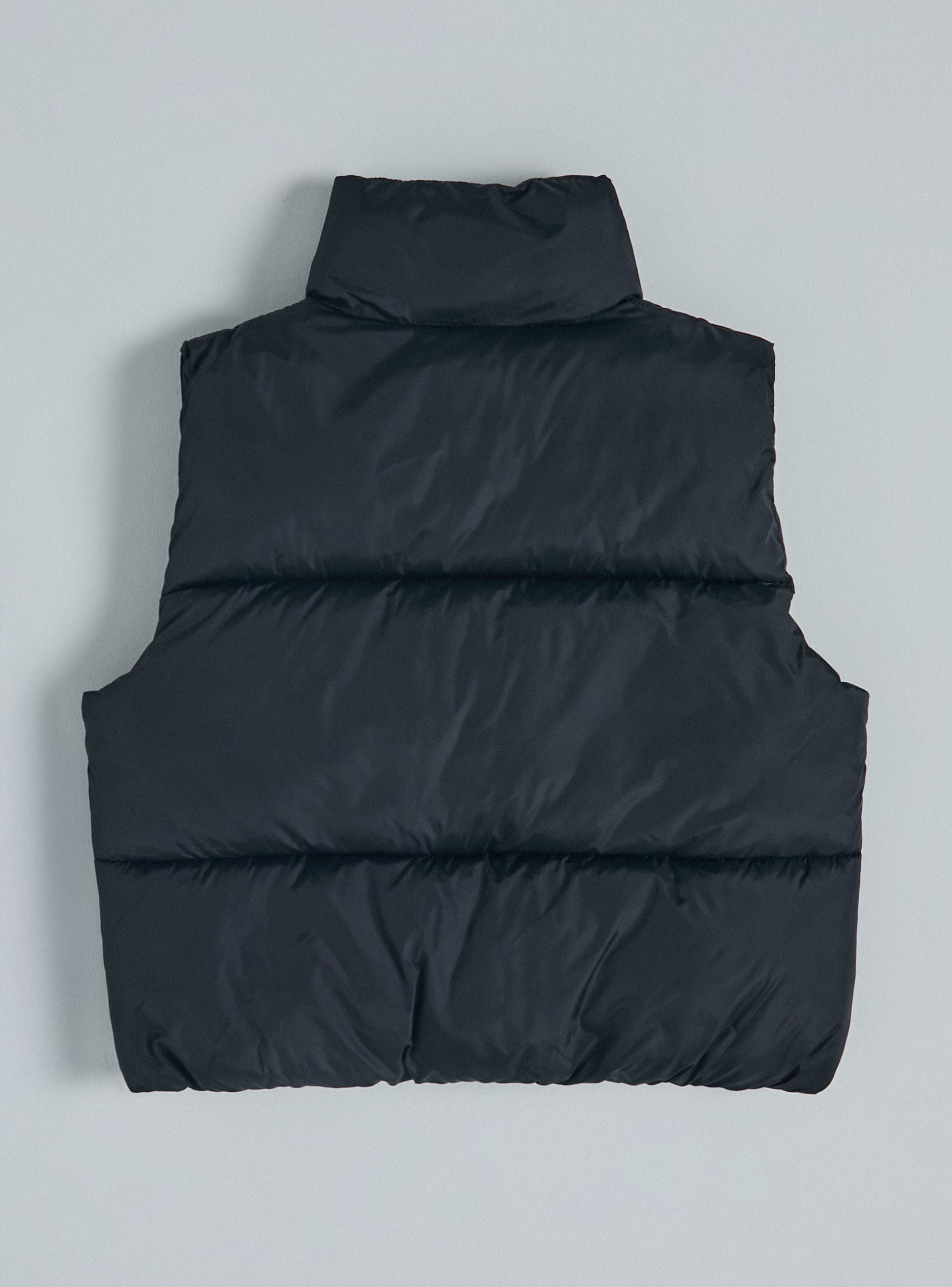 Parka sin Manga Forro Estampado-2