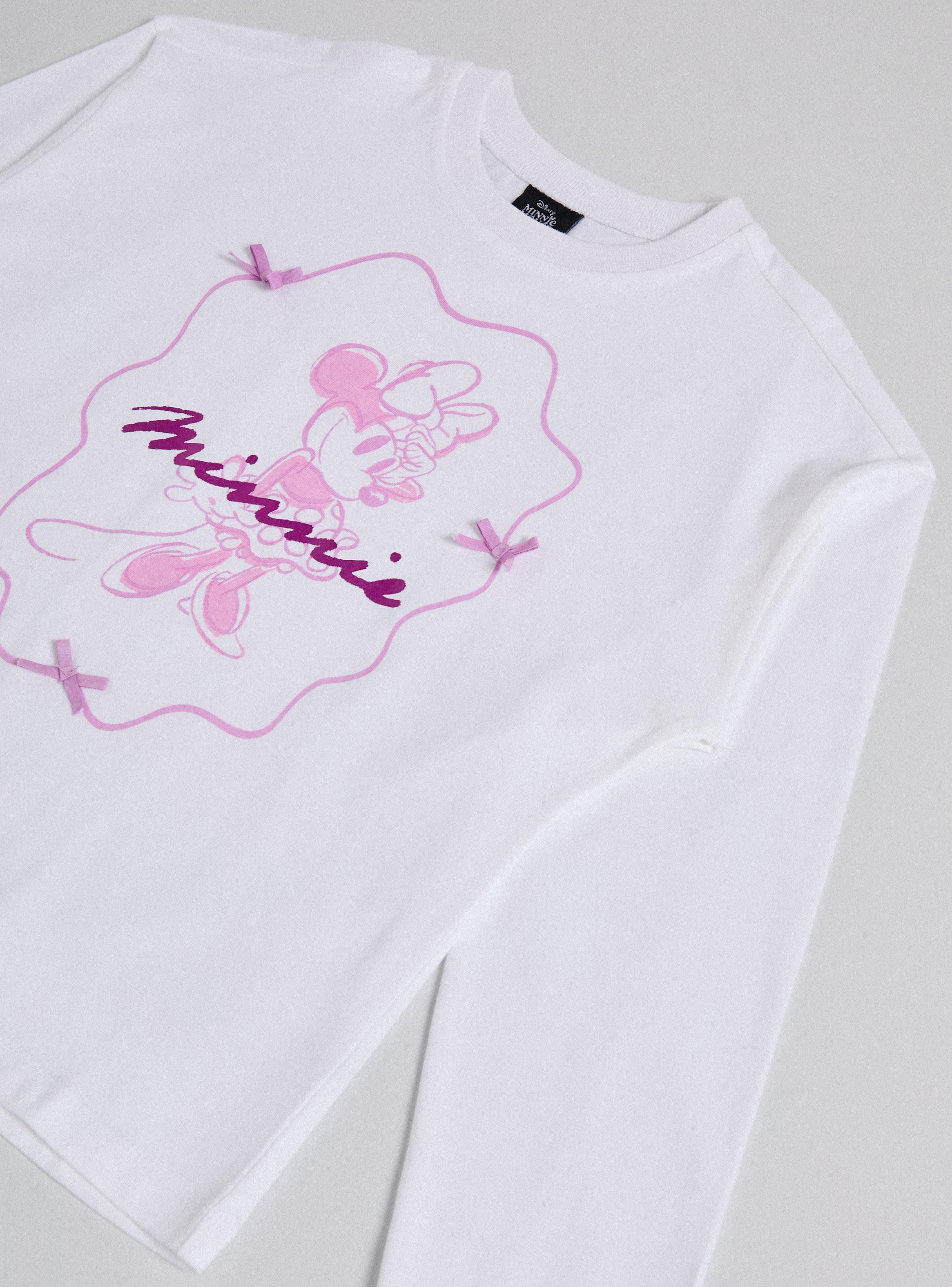 Polera Estampado Minnie Mouse Cintas-3