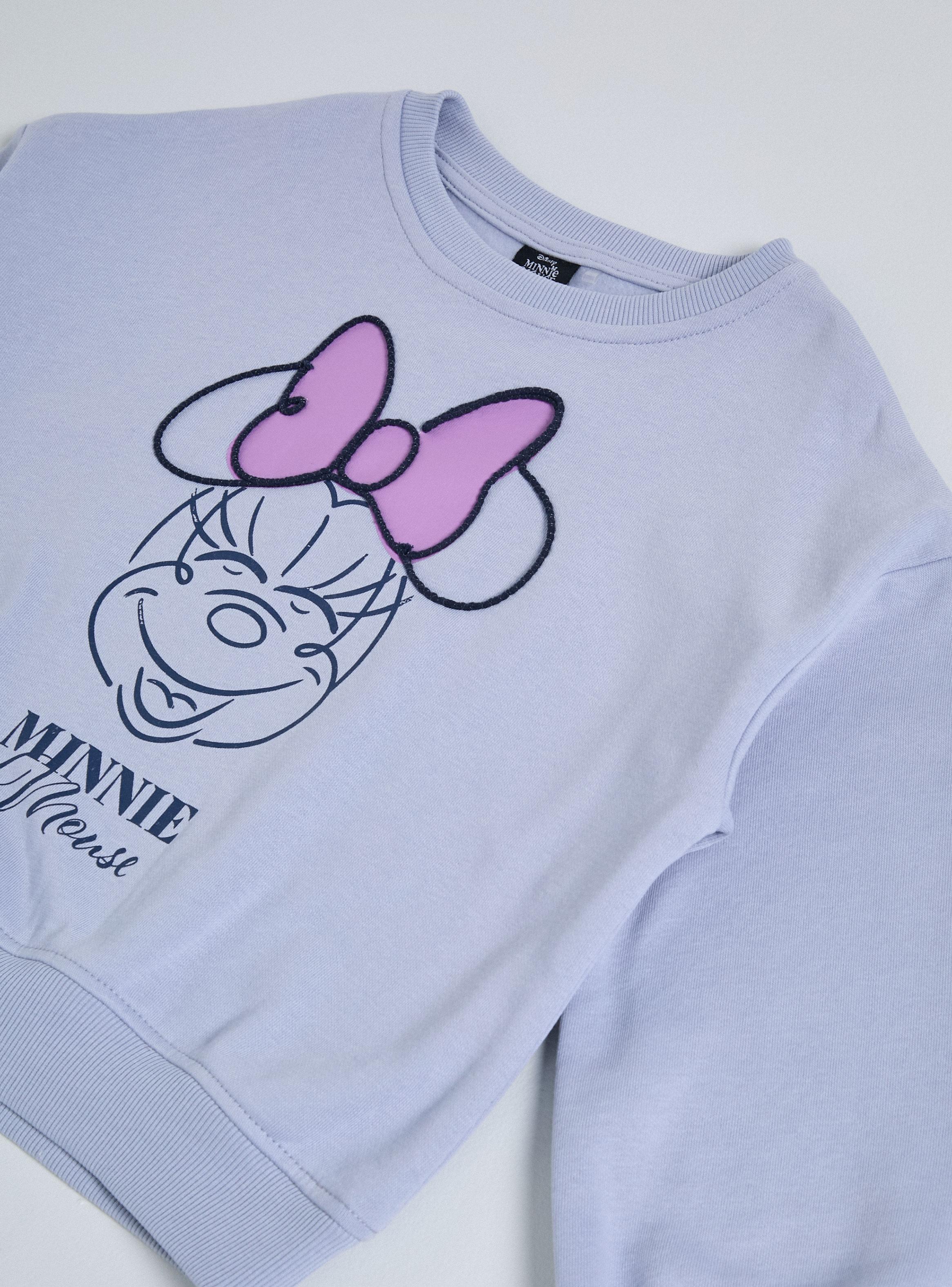 Polerón Estampado Minnie Mouse con Aplicacion Cordón-3