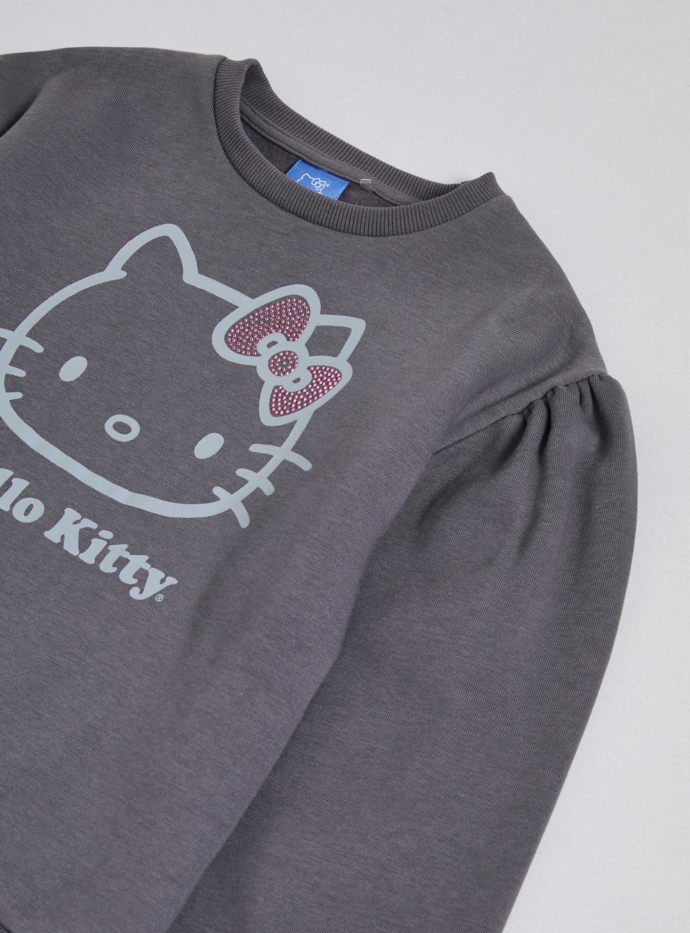 Polerón Estampado Líneal Personajes Hello Kitty con Brillos-3