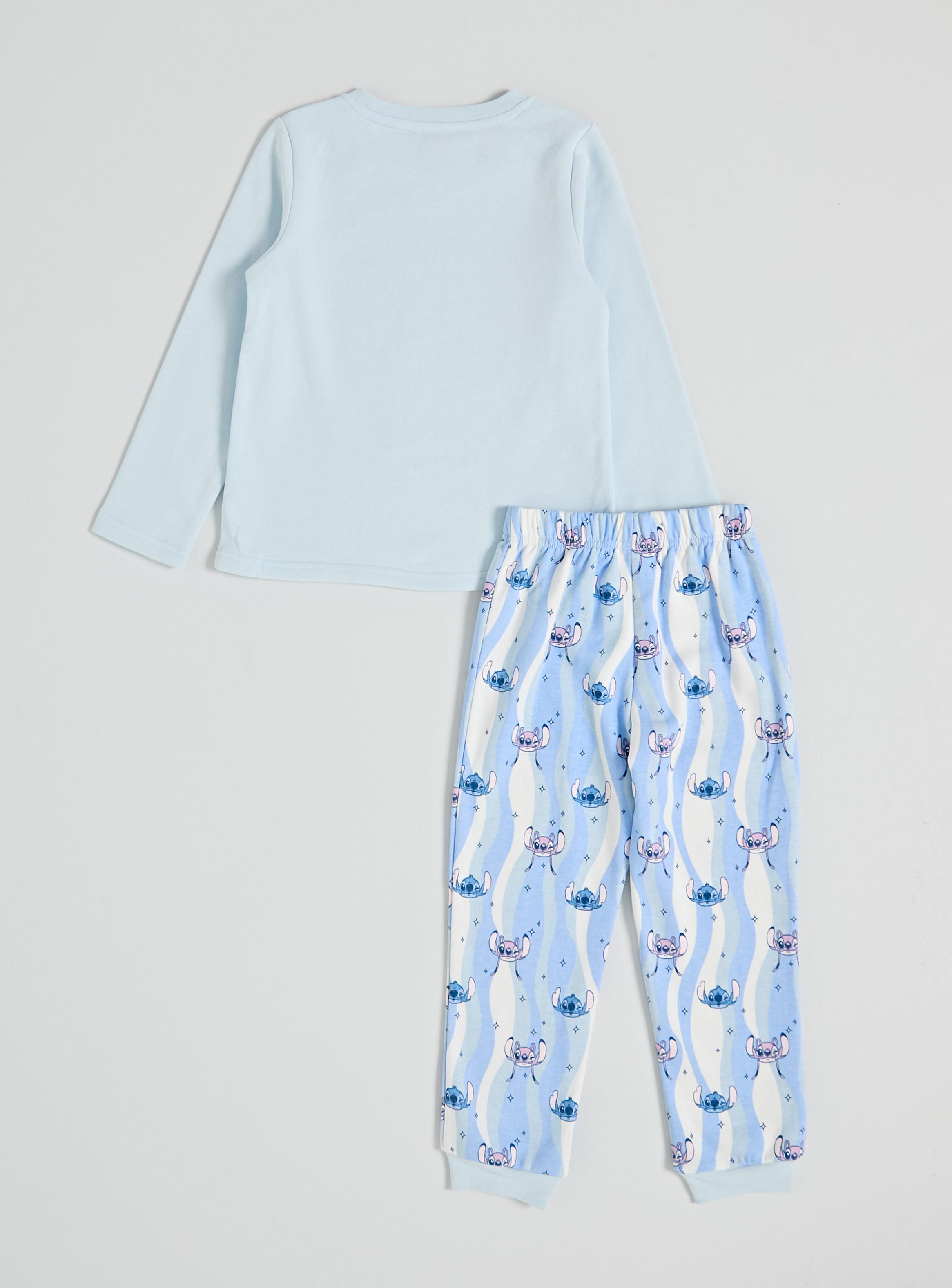 Pijama Estampado Stitch y Ángel Brillo-2