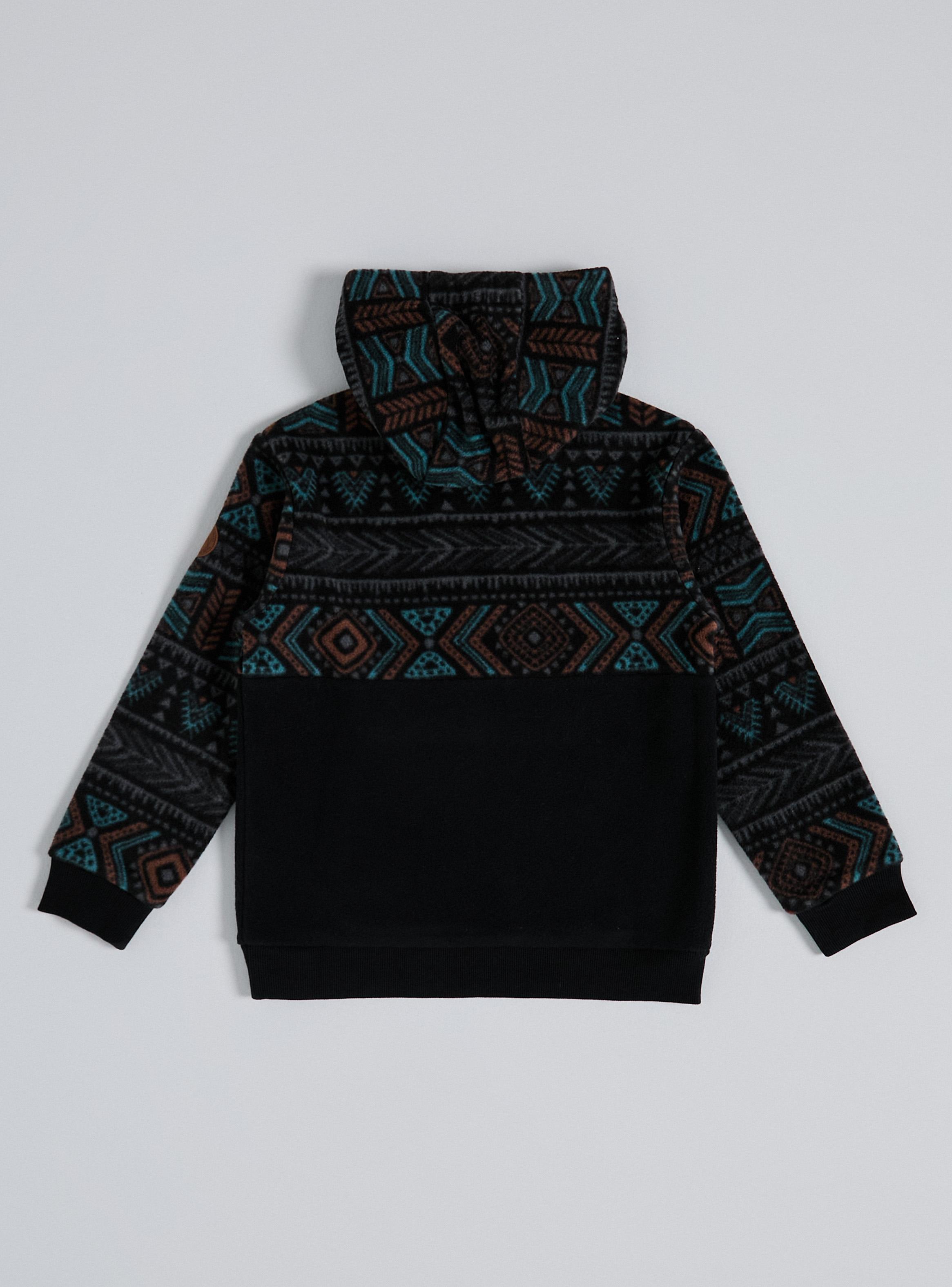 Polerón Polar Micropolar Bloque Estampado-2