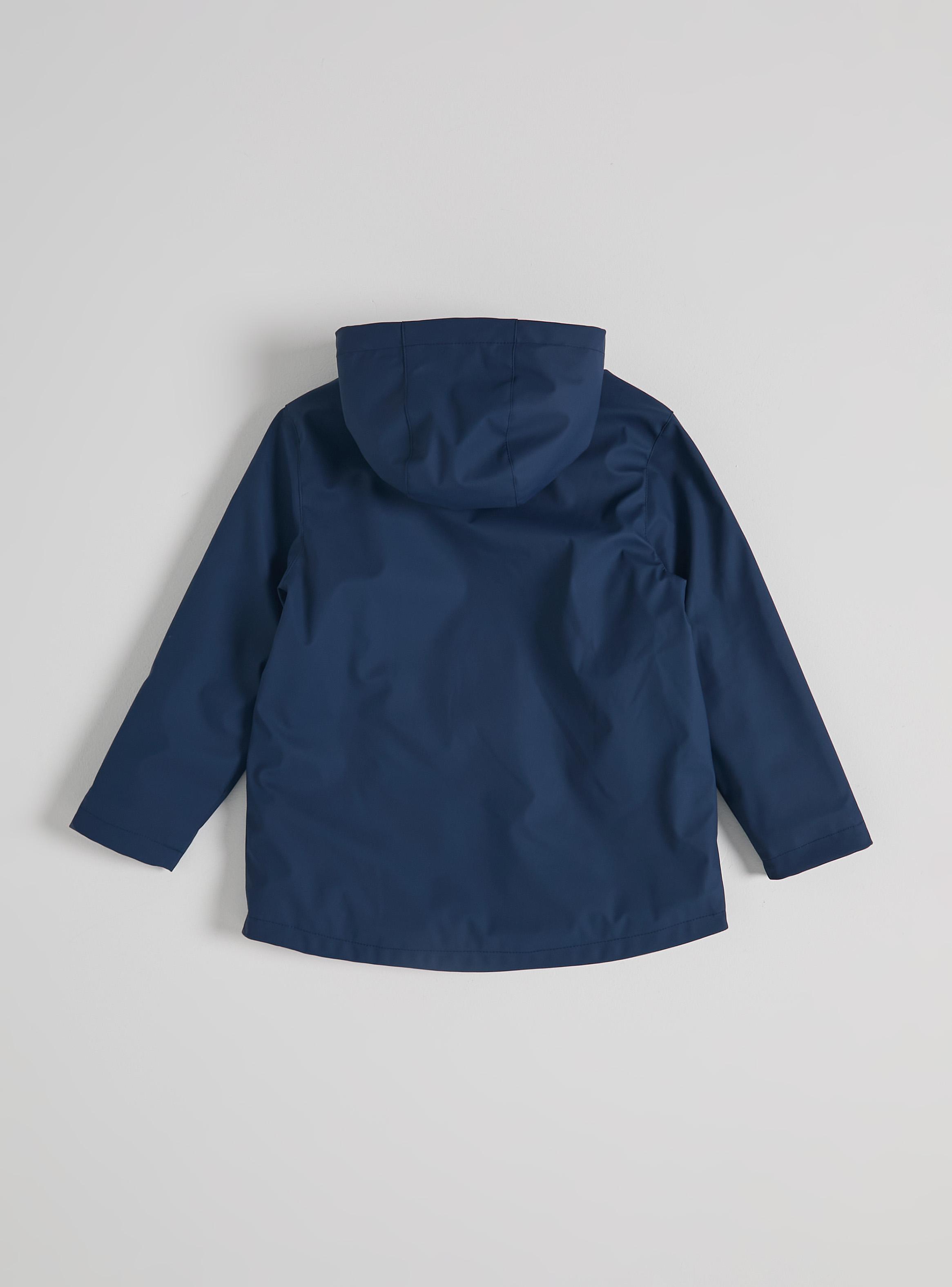 Parka Impermeable Forrado con Gorro-2