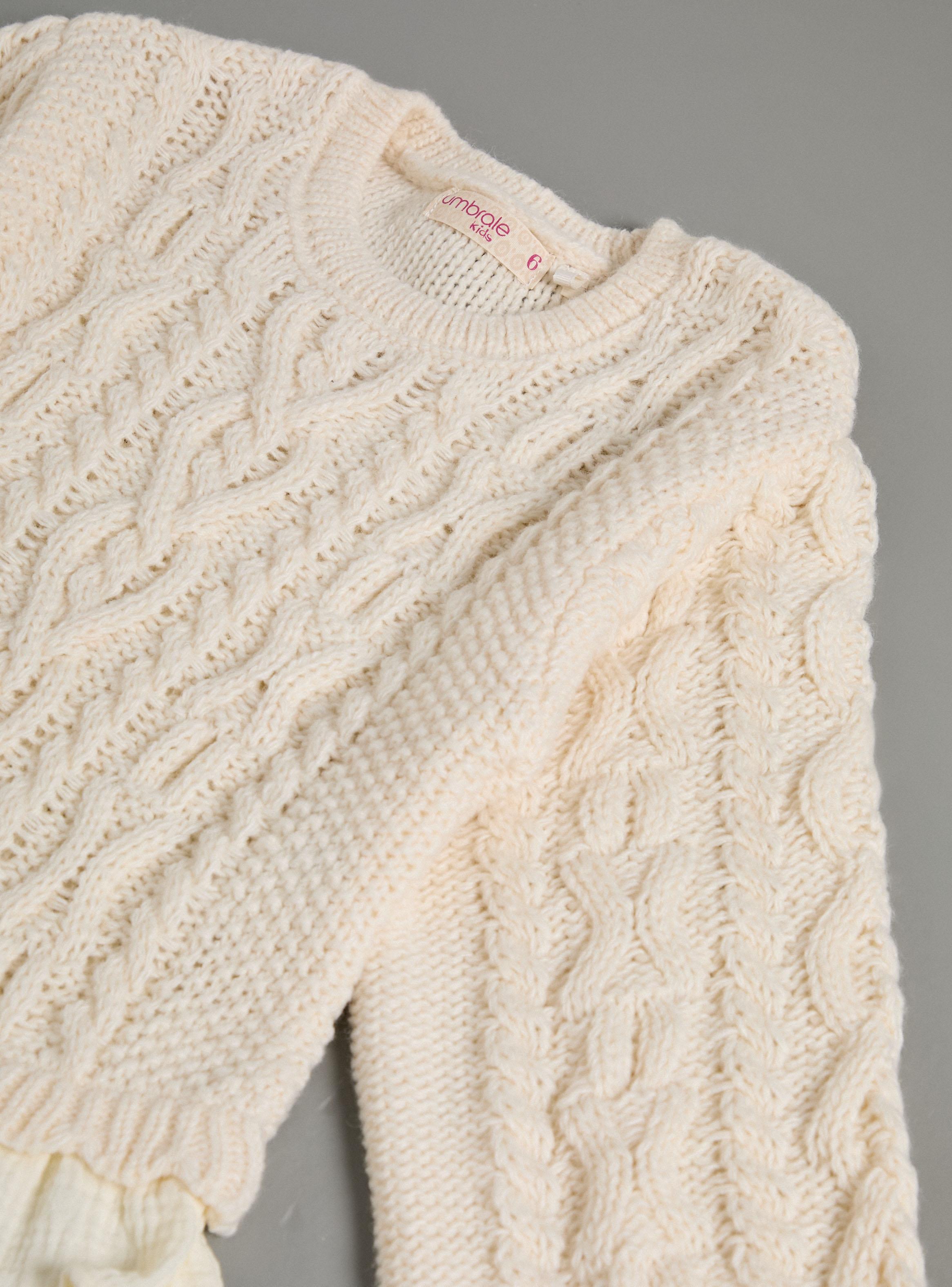 Sweater Trenzado con Faldita-3