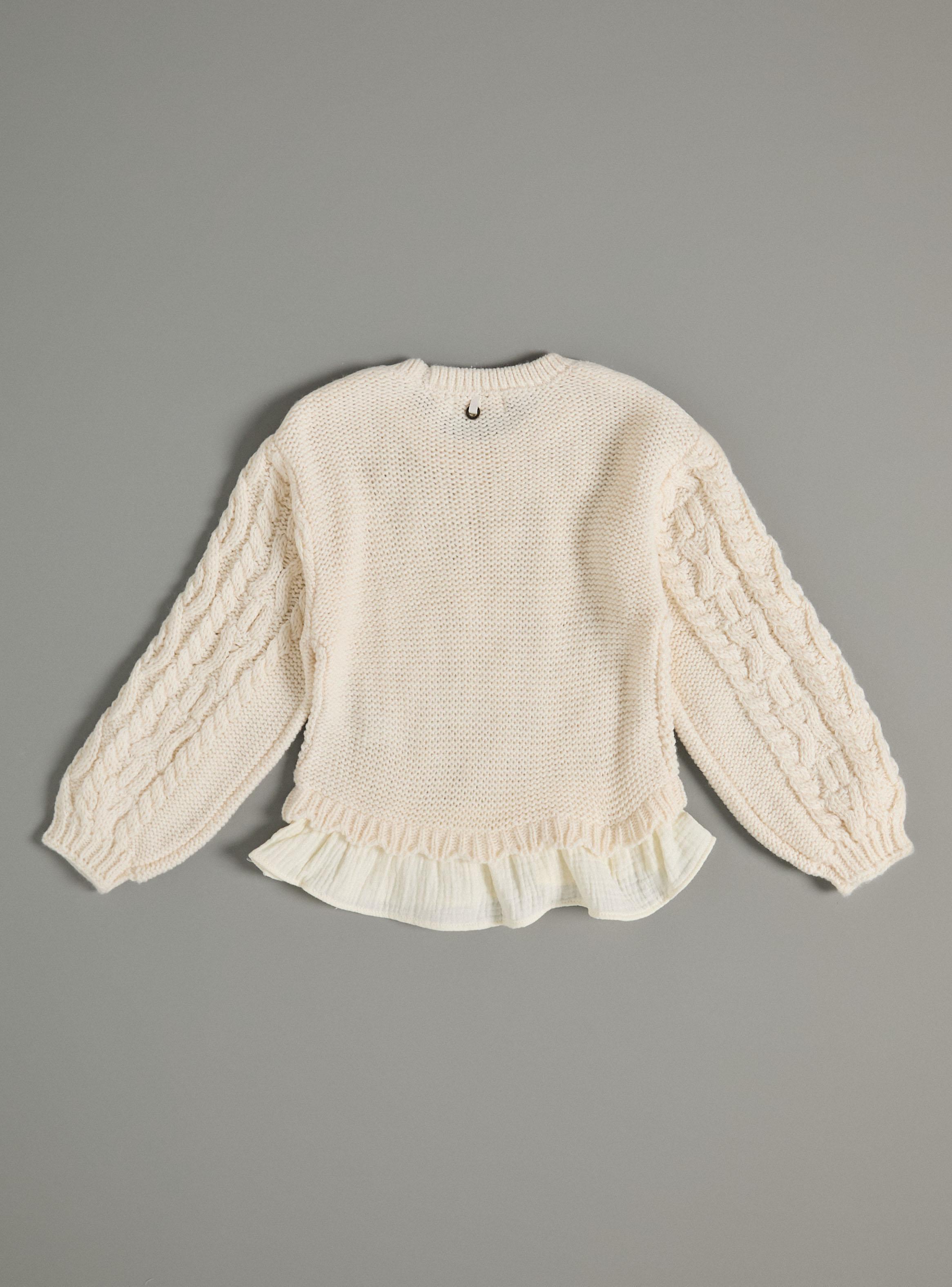 Sweater Trenzado con Faldita-2