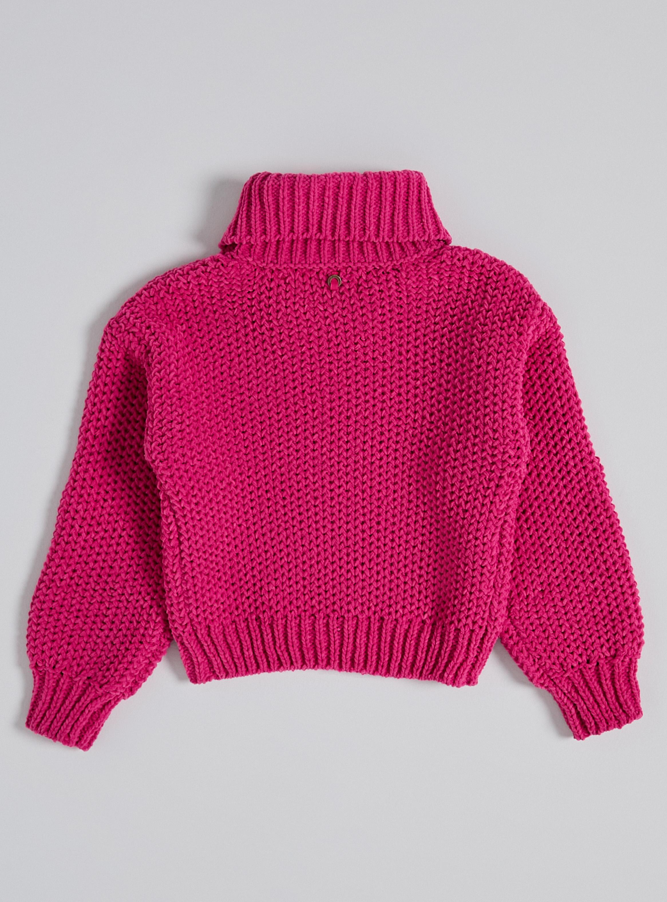 Sweater Chunky con Cuello Tortuga-2