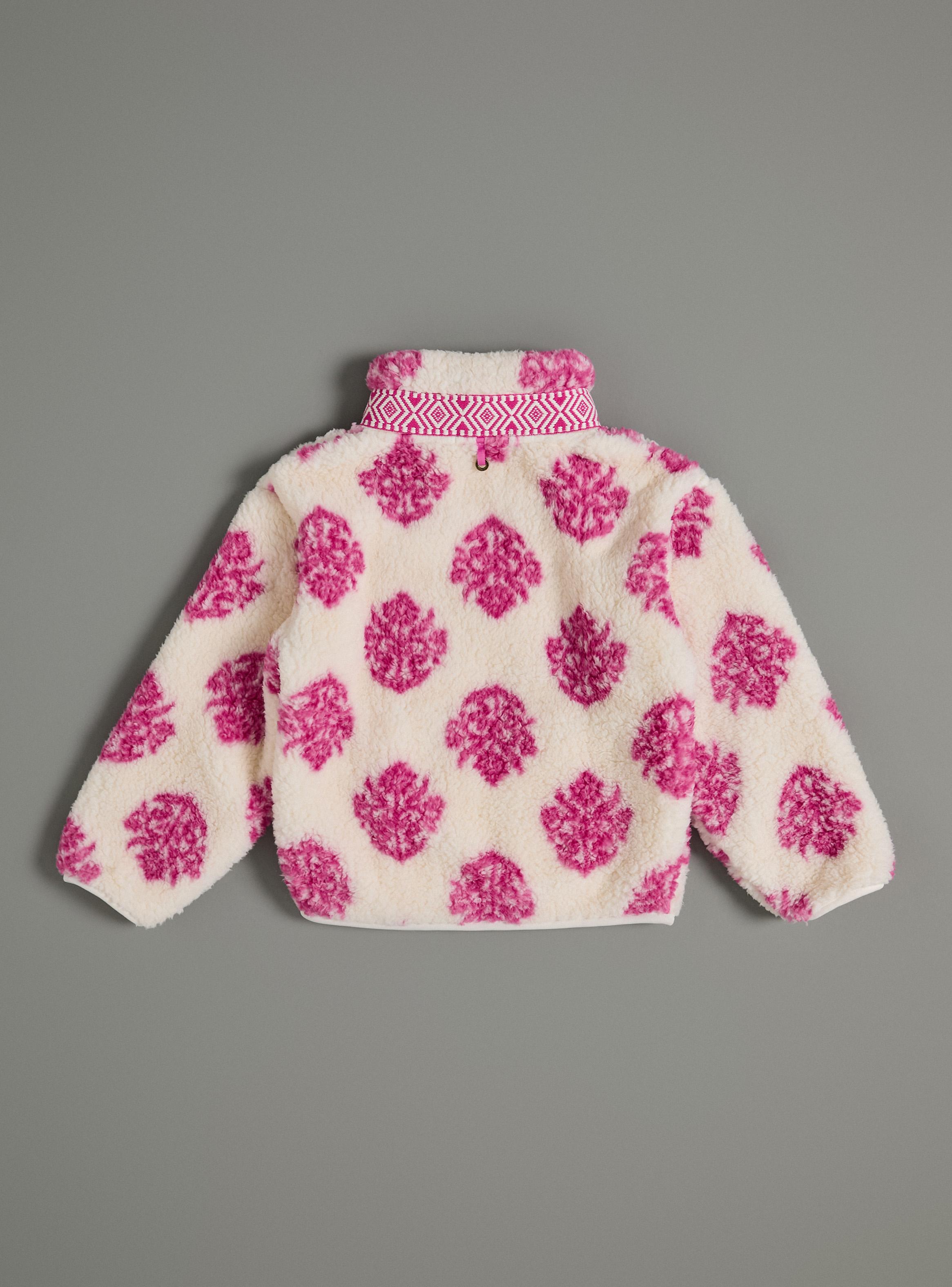 Polerón Polar Estampado con Cintas Decorativas-2