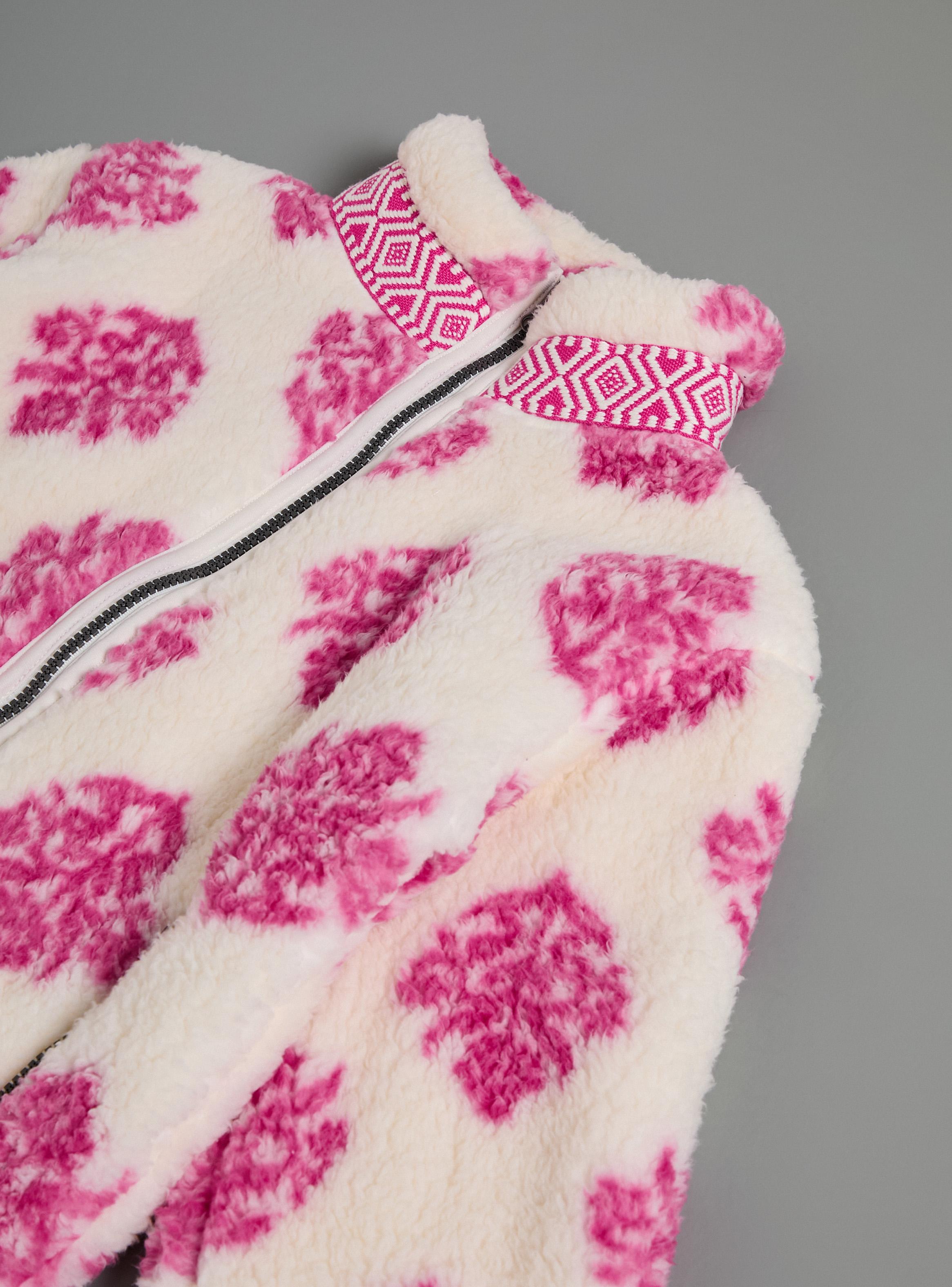 Polerón Polar Estampado con Cintas Decorativas-3