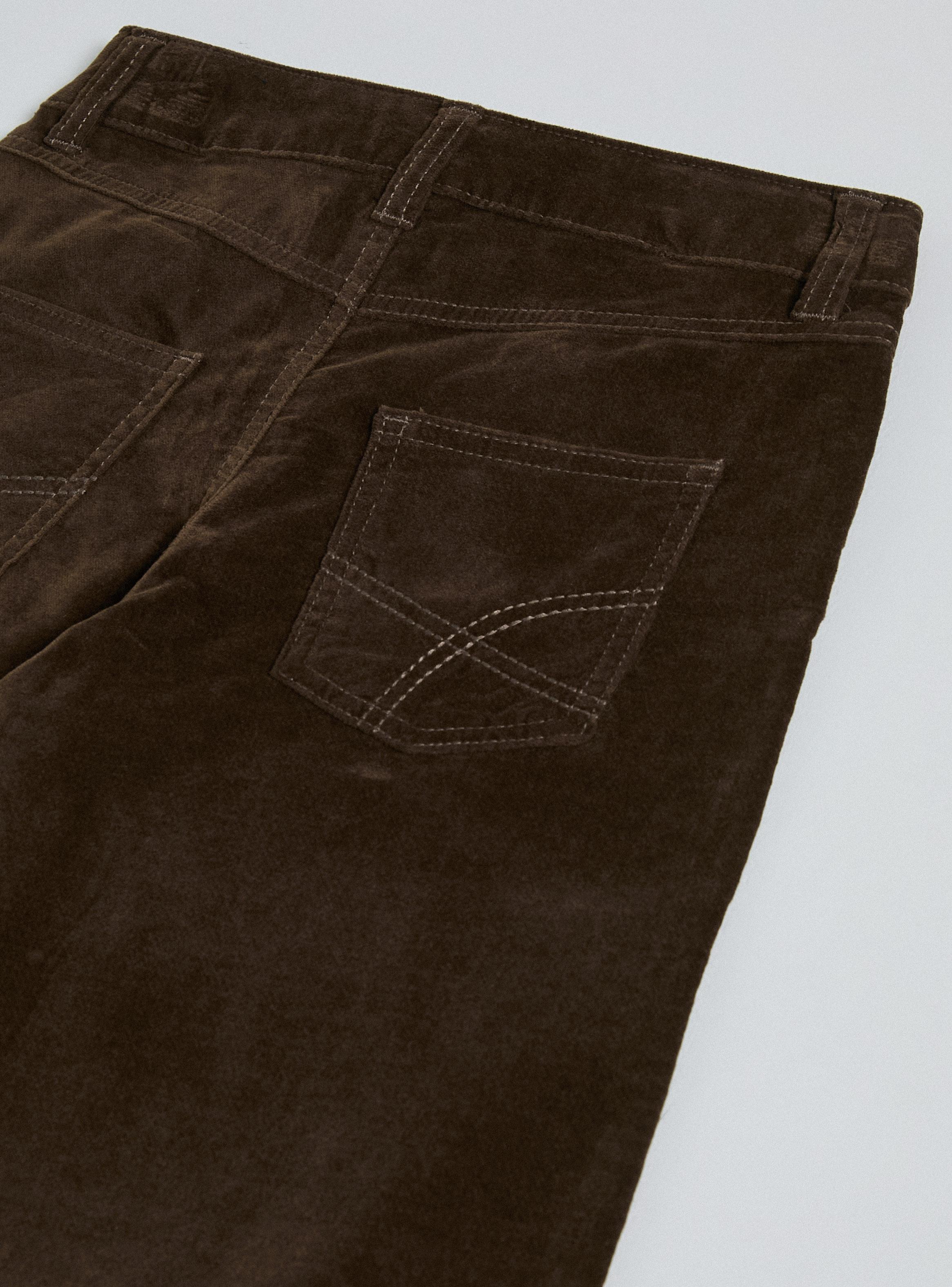 Pantalón Wide Leg Pana Marine Algodón-2