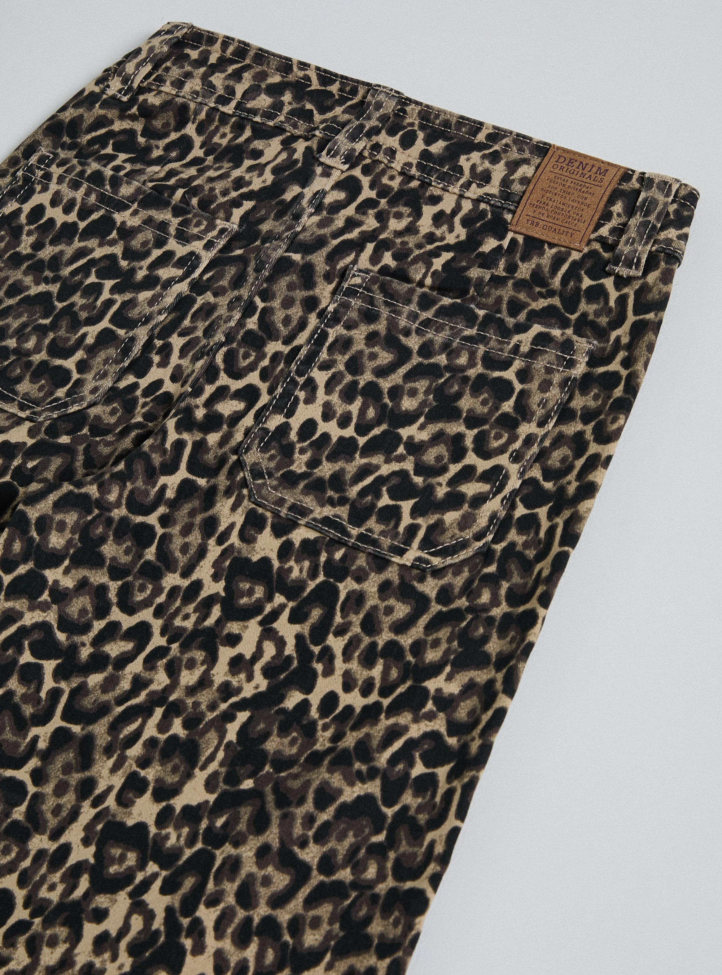 Pantalón Wide Leg Estampado Marine Algodón-2