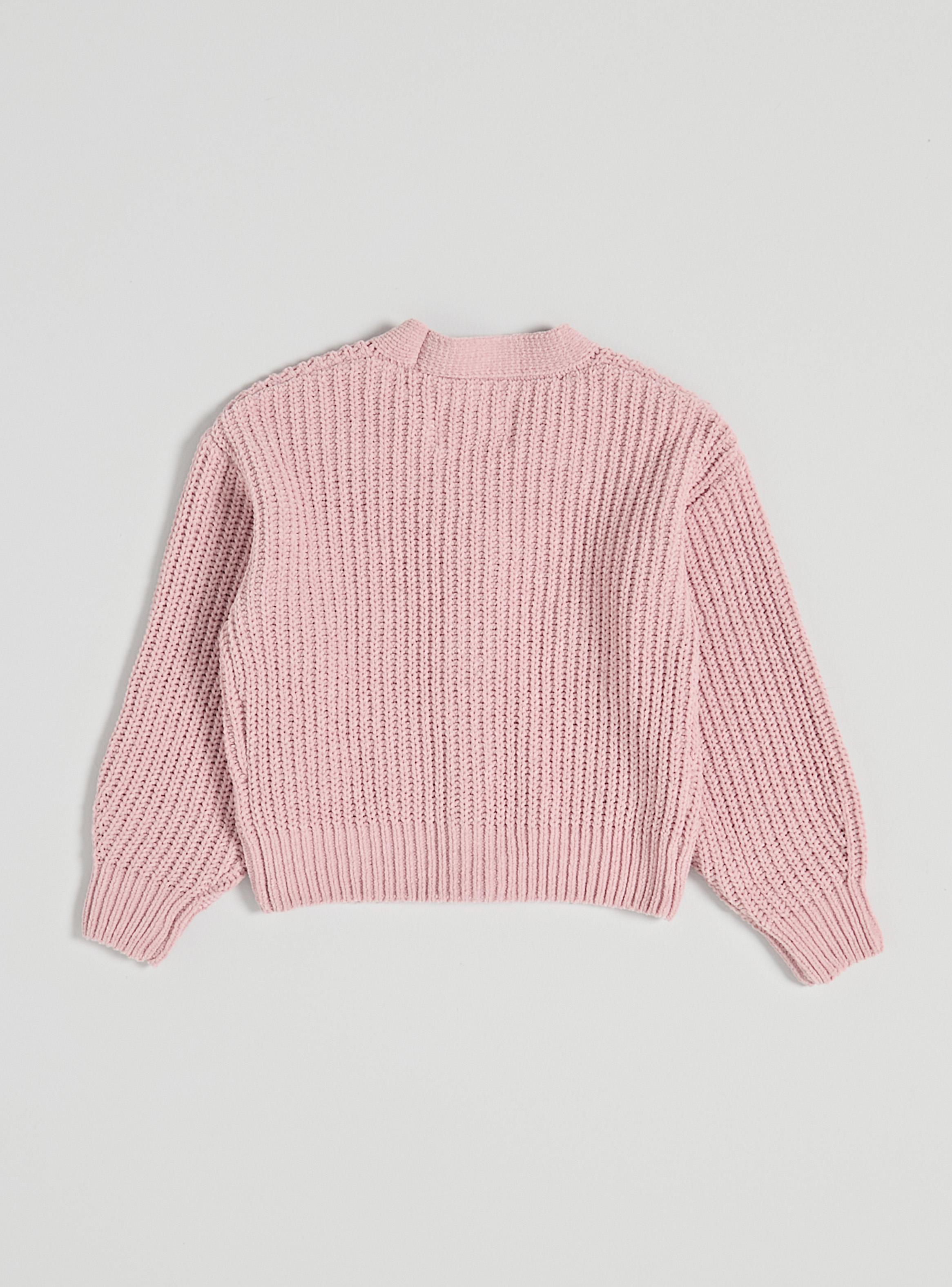 Chaleco Chenille Flores 3D-2