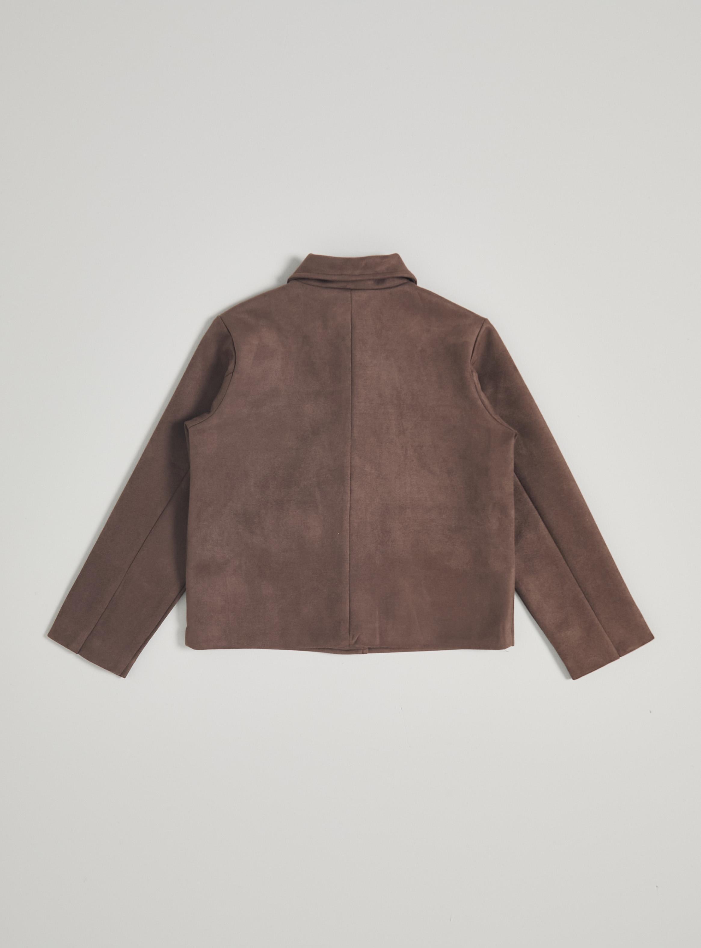 Chaqueta Gamuza con Bolsillos-2