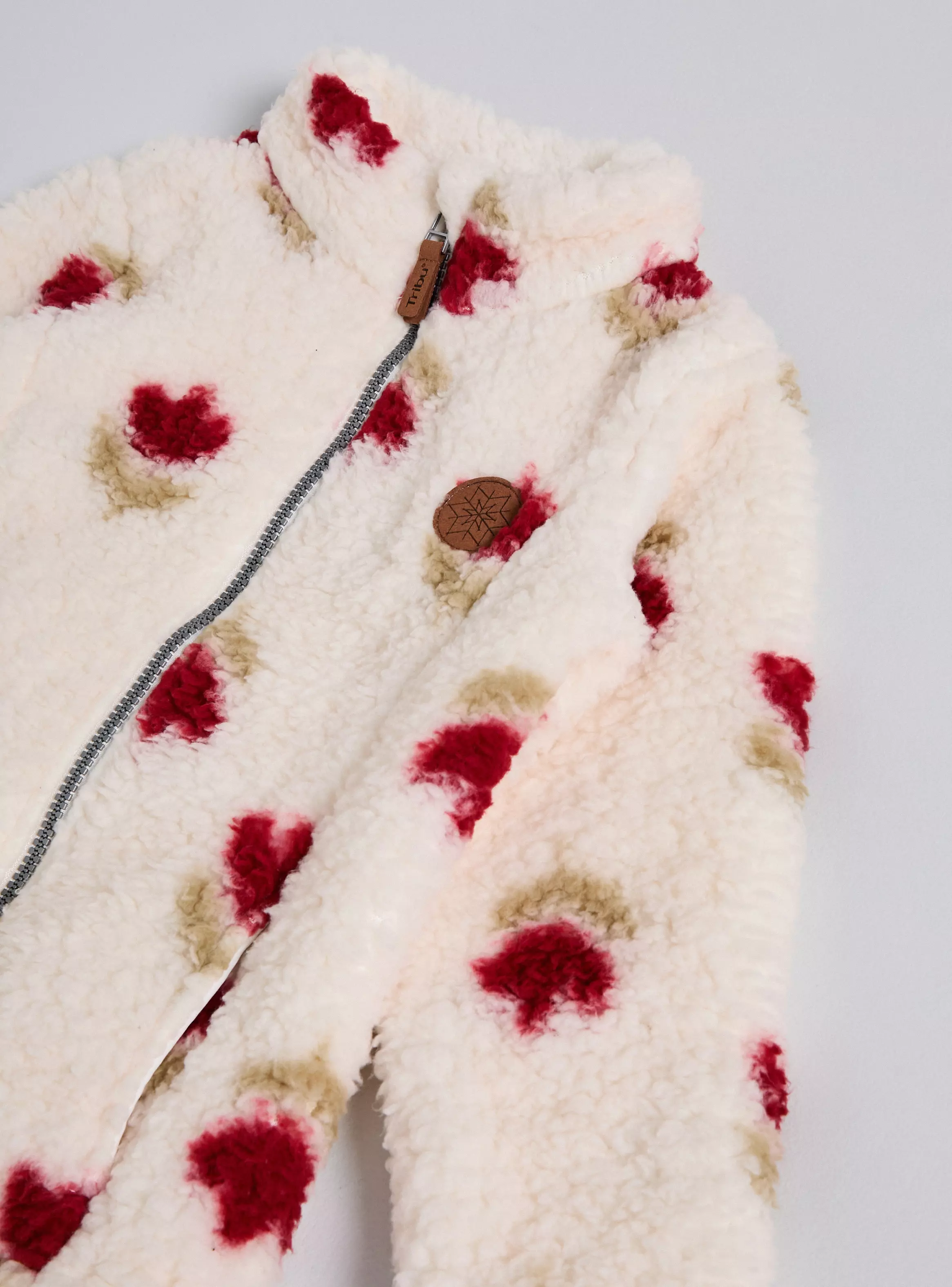 Polerón Polar Sherpa Peludo Estampado-2