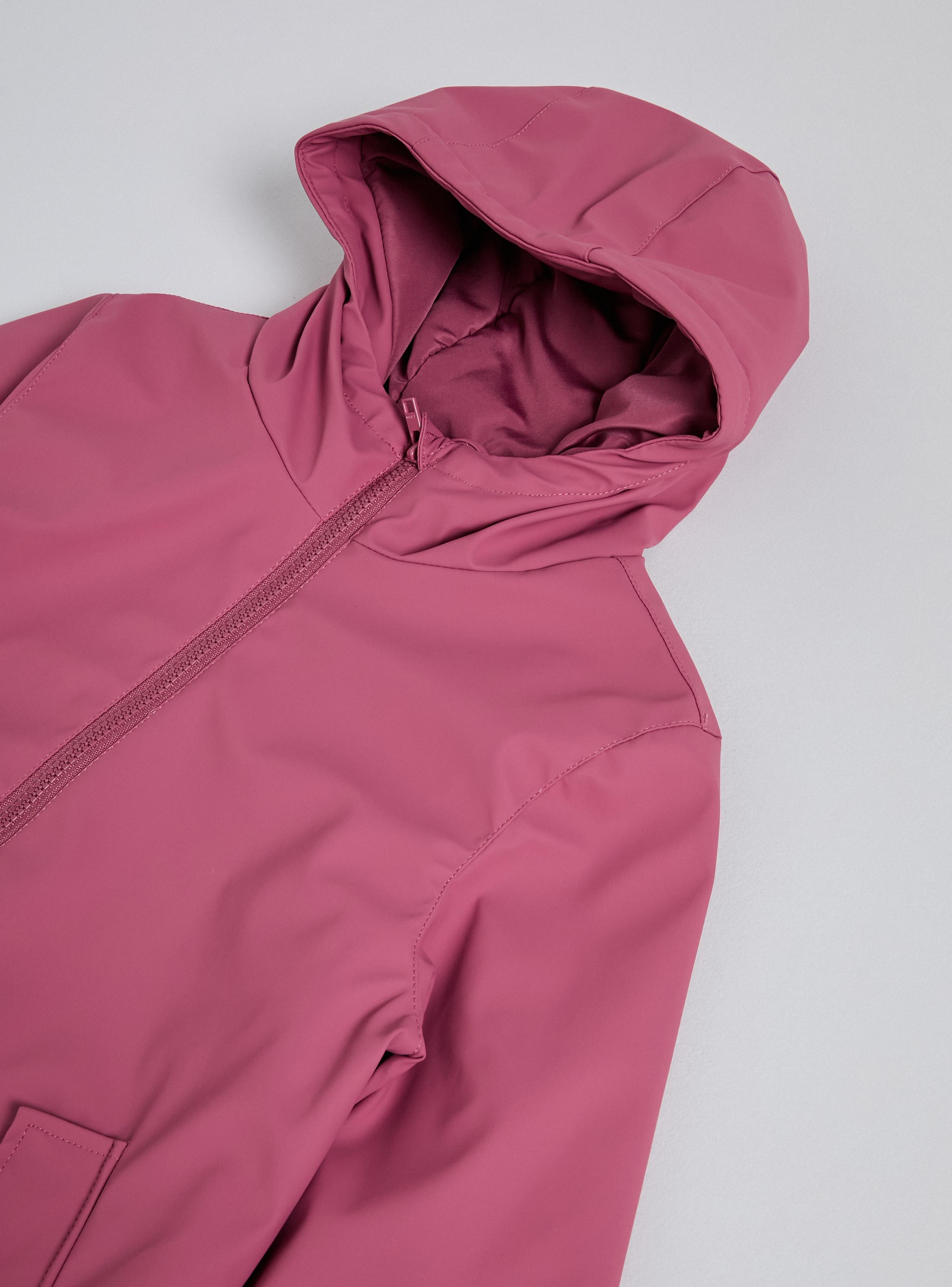 Parka Impermeable Forrado Sherpa Niña-3