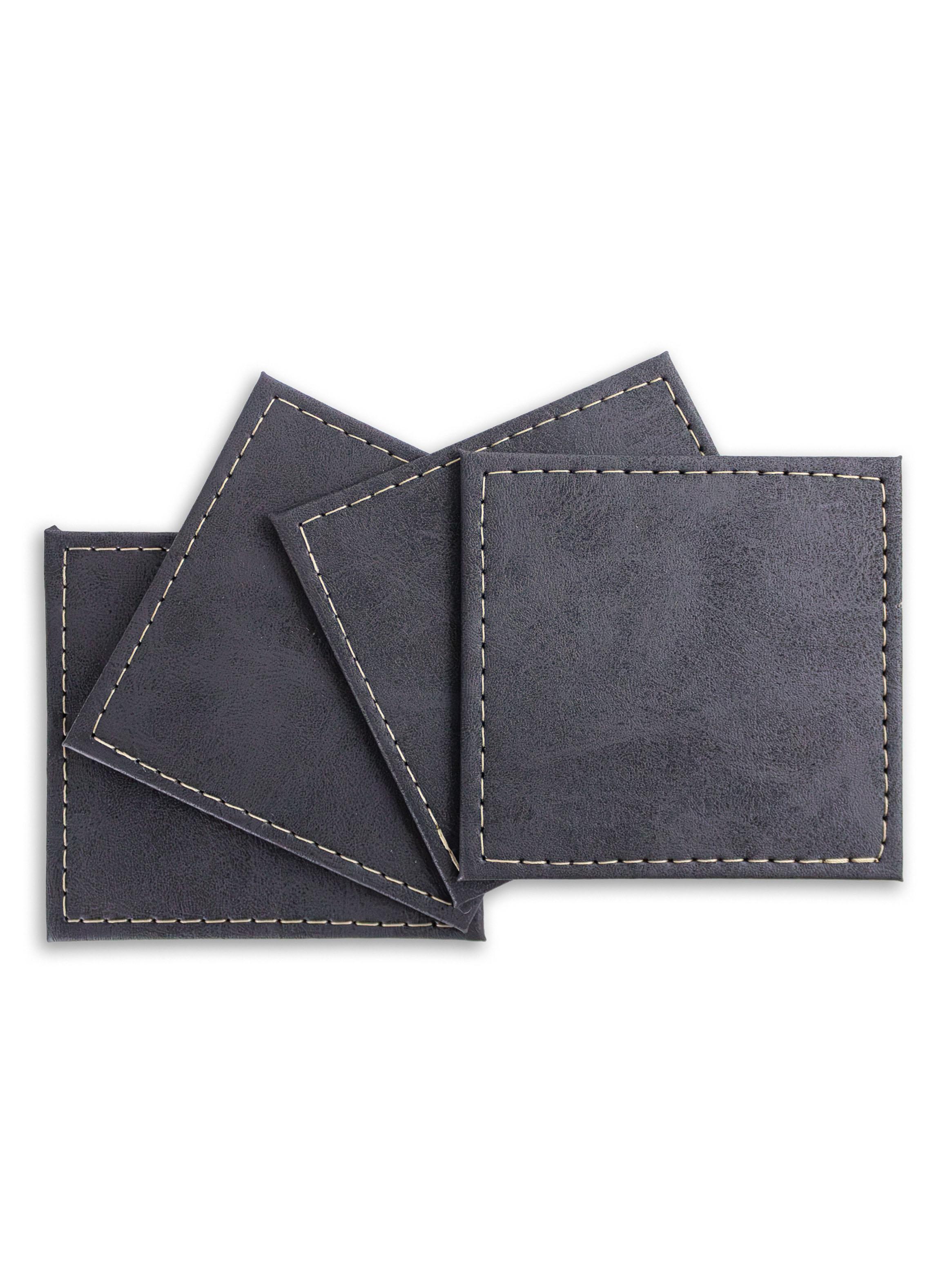 PACK 4 POSAVASOS NEGRO 10CM-2