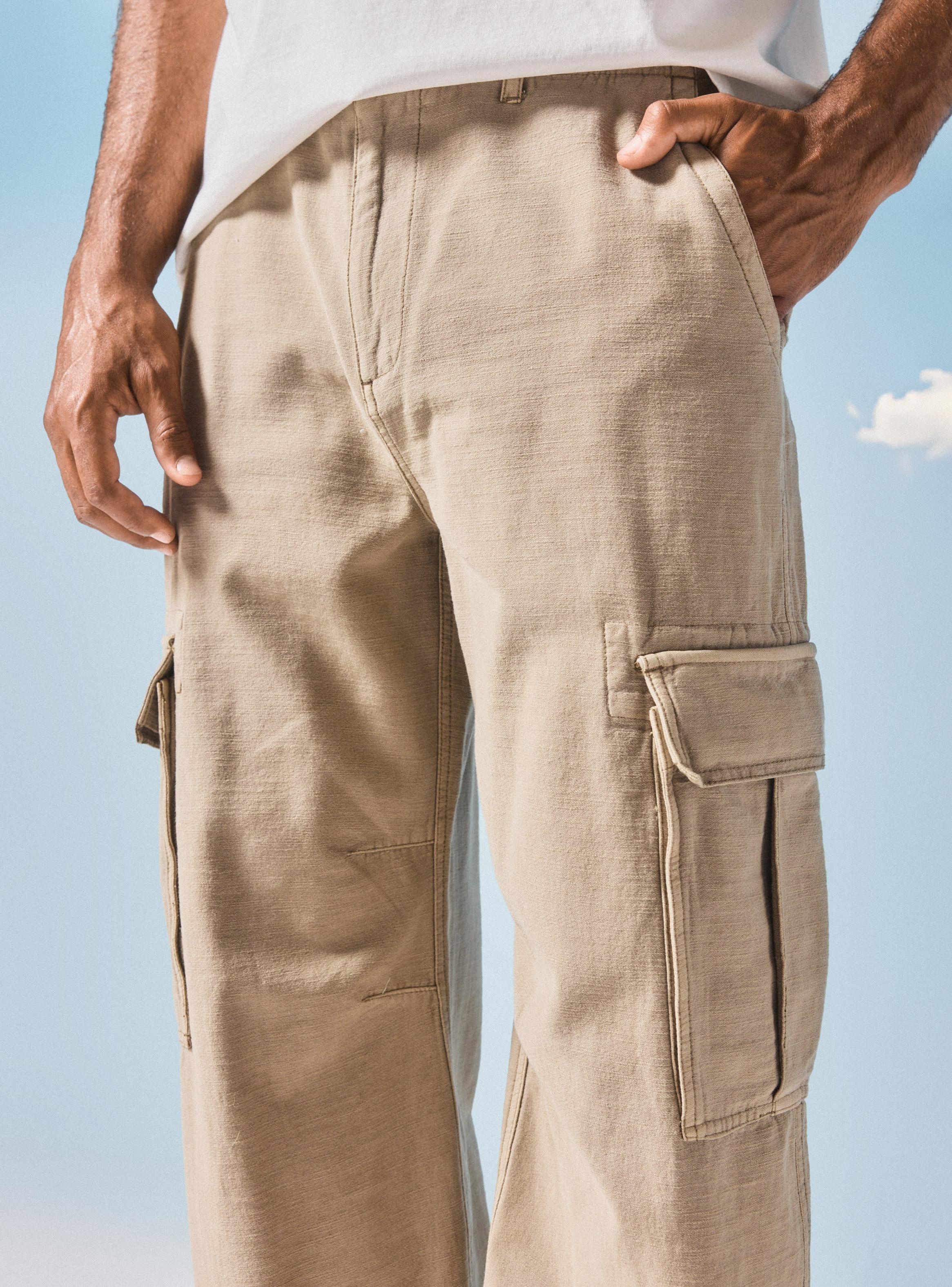 Pantalón Cargo Baggy Fit-2
