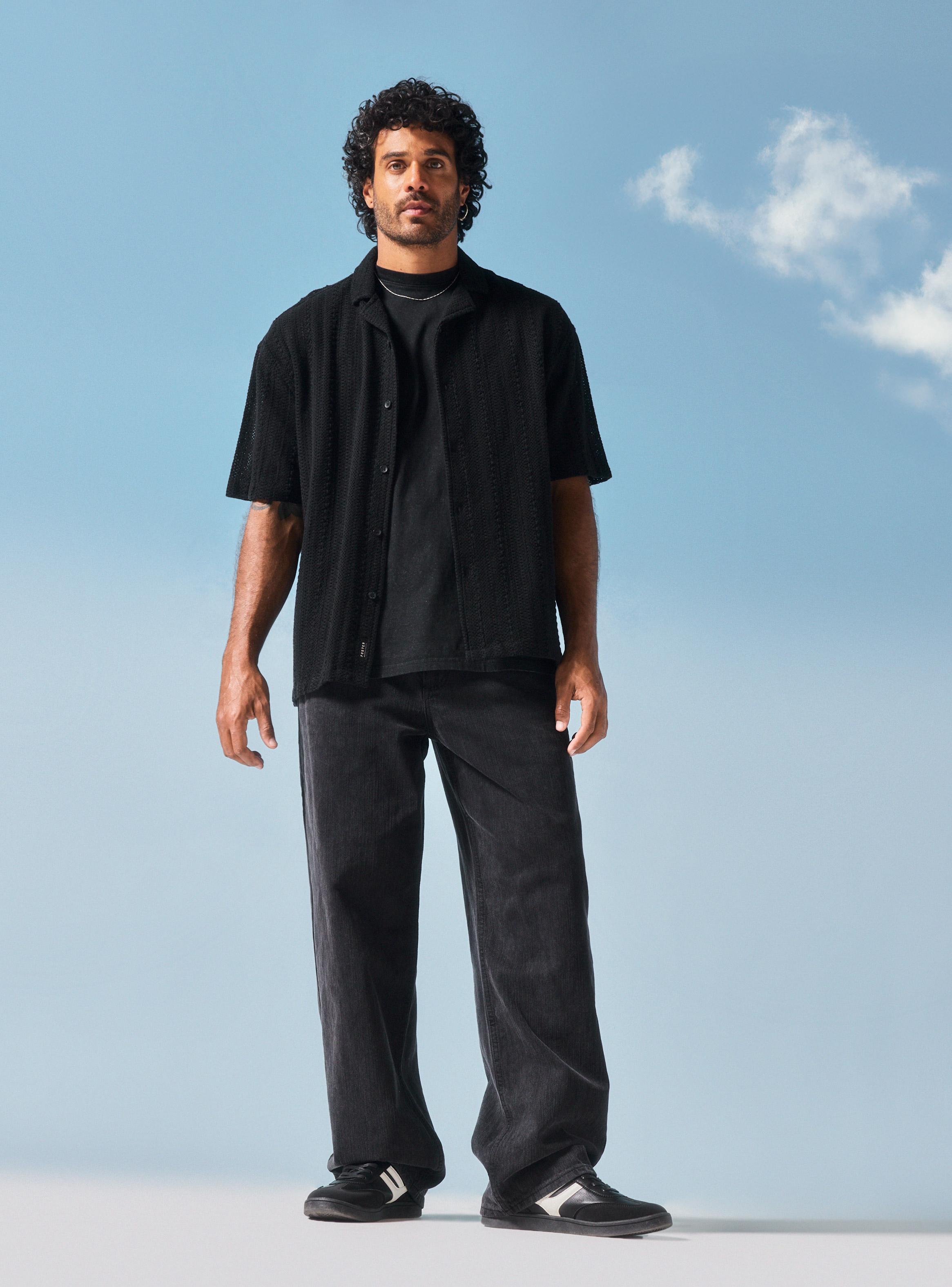 Camisa Encaje Opaco-4