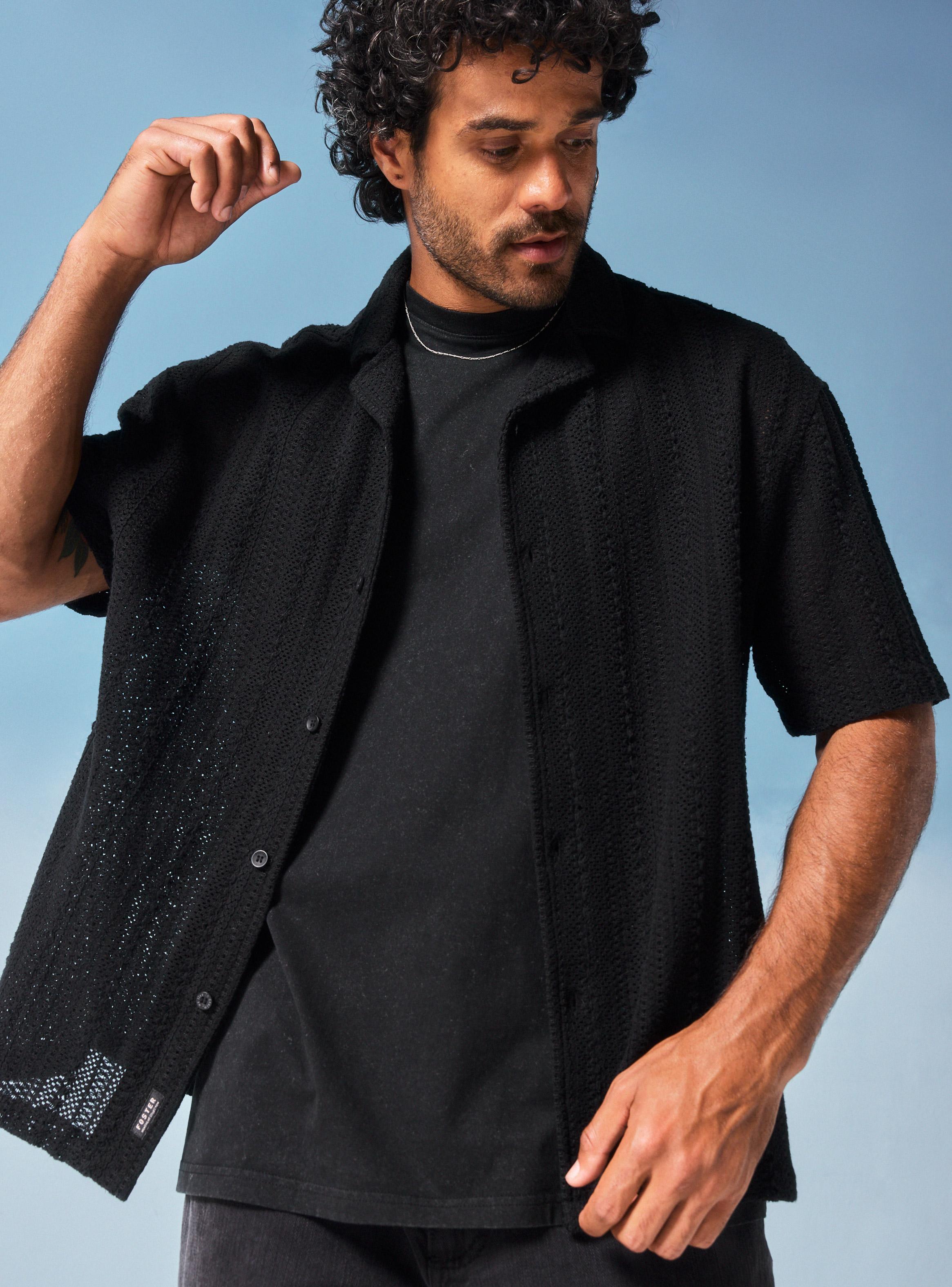 Camisa Encaje Opaco-2