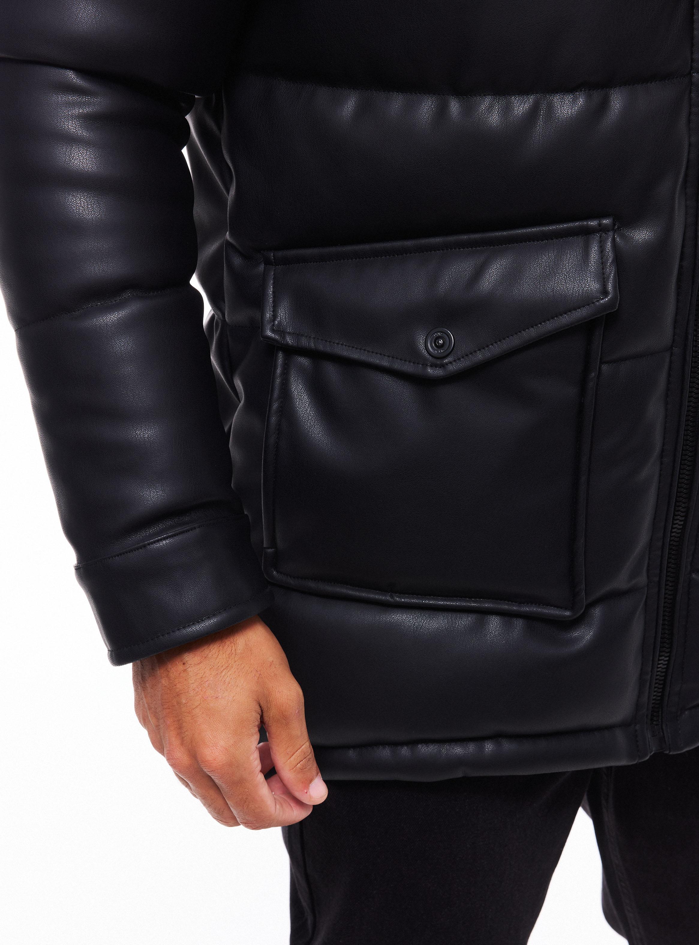 Chaqueta Long Fit Gorro Desmontable-3