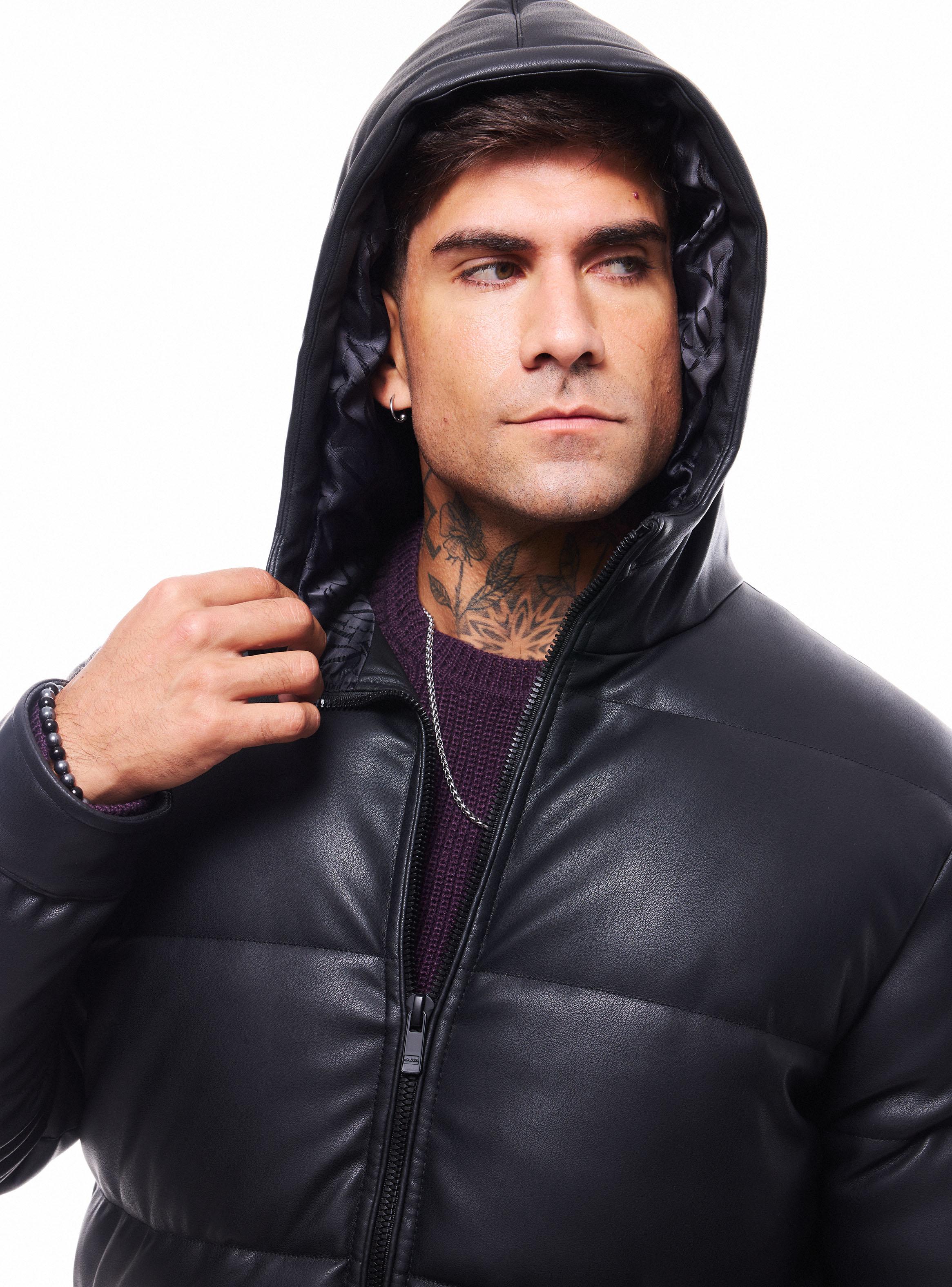 Chaqueta Long Fit Gorro Desmontable-2