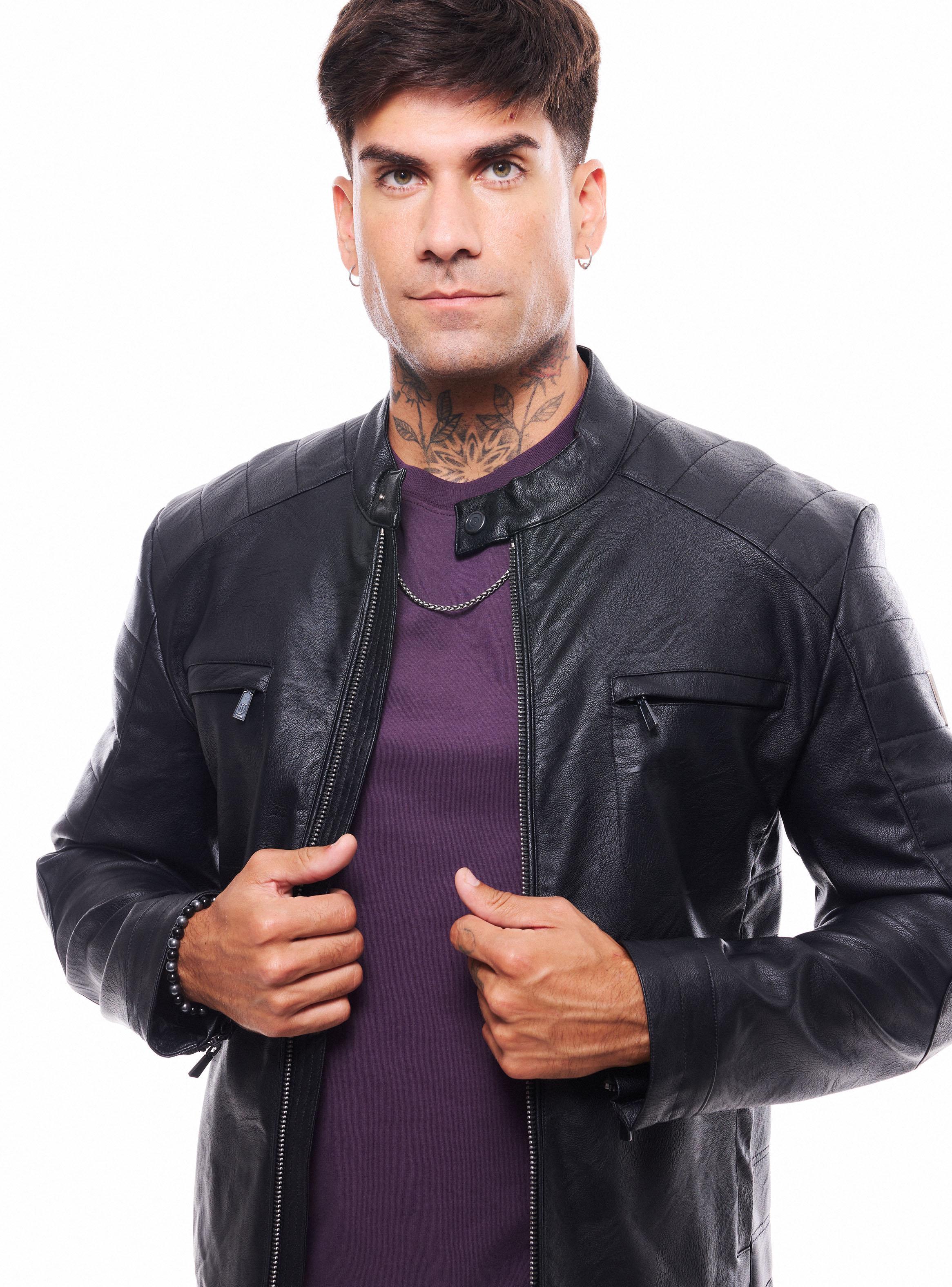 Chaqueta Biker Acolchada-2