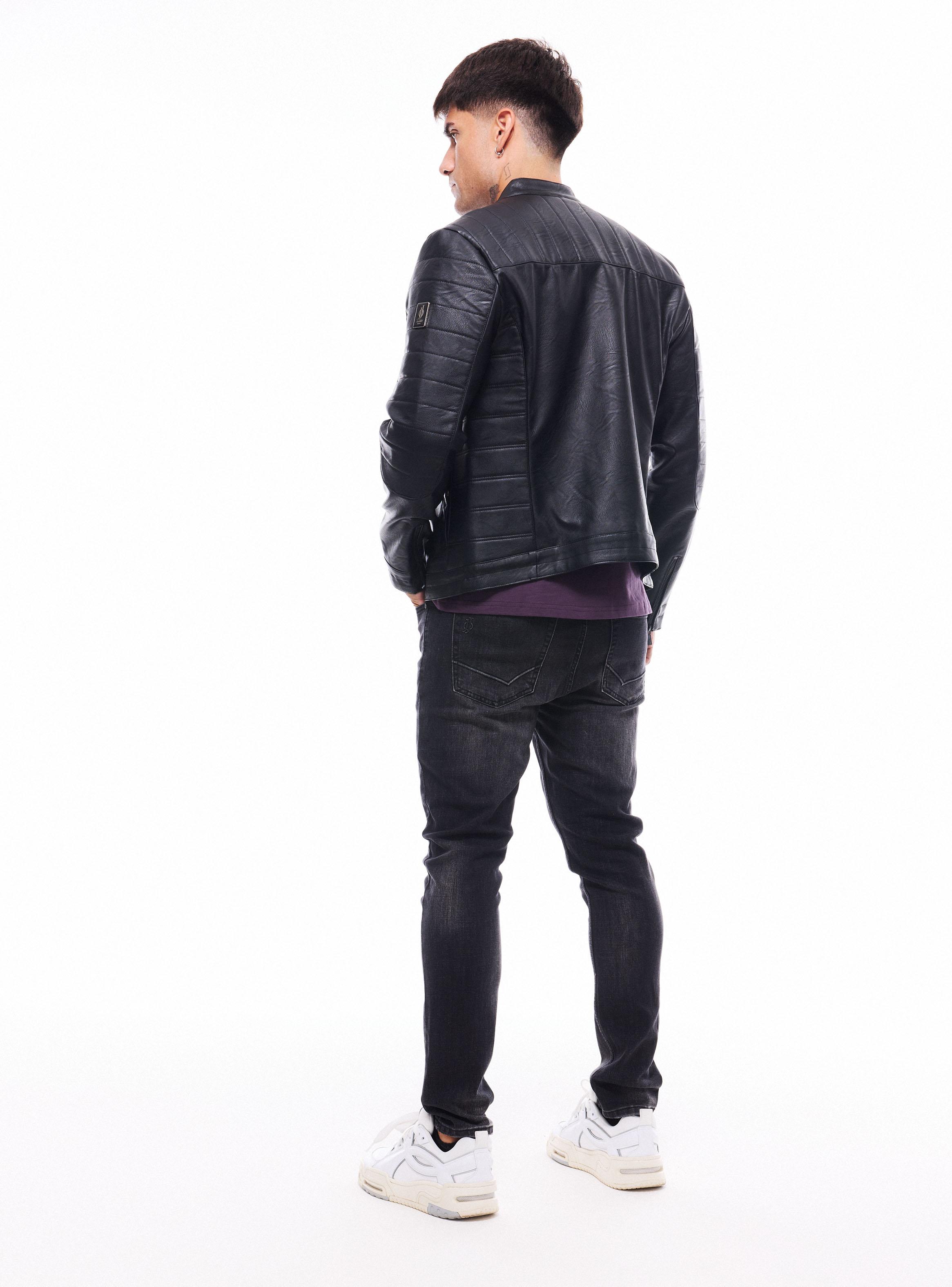 Chaqueta Biker Acolchada-5