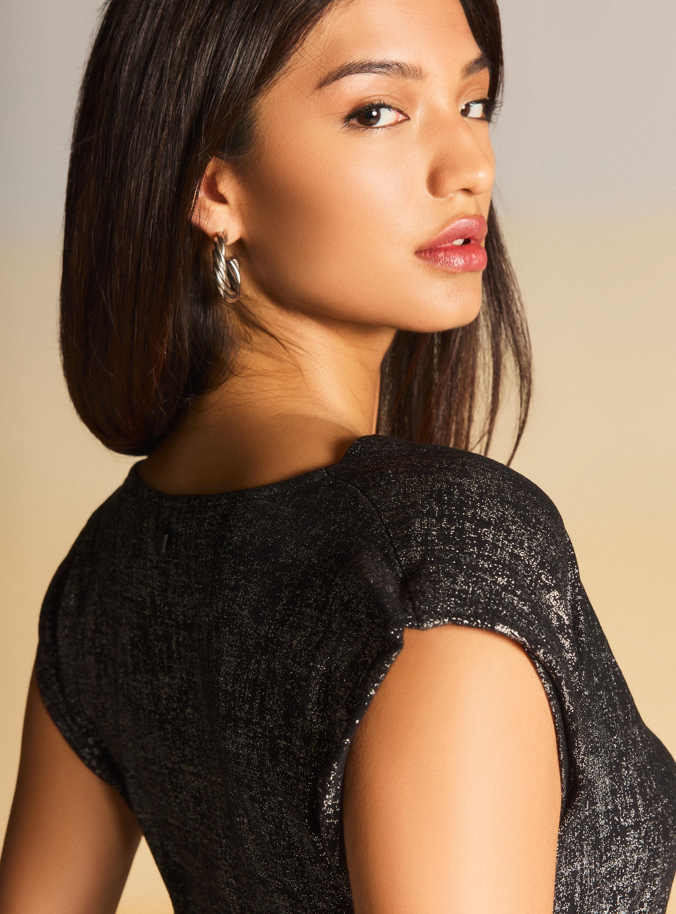 Polera Estampado Metalizado-3