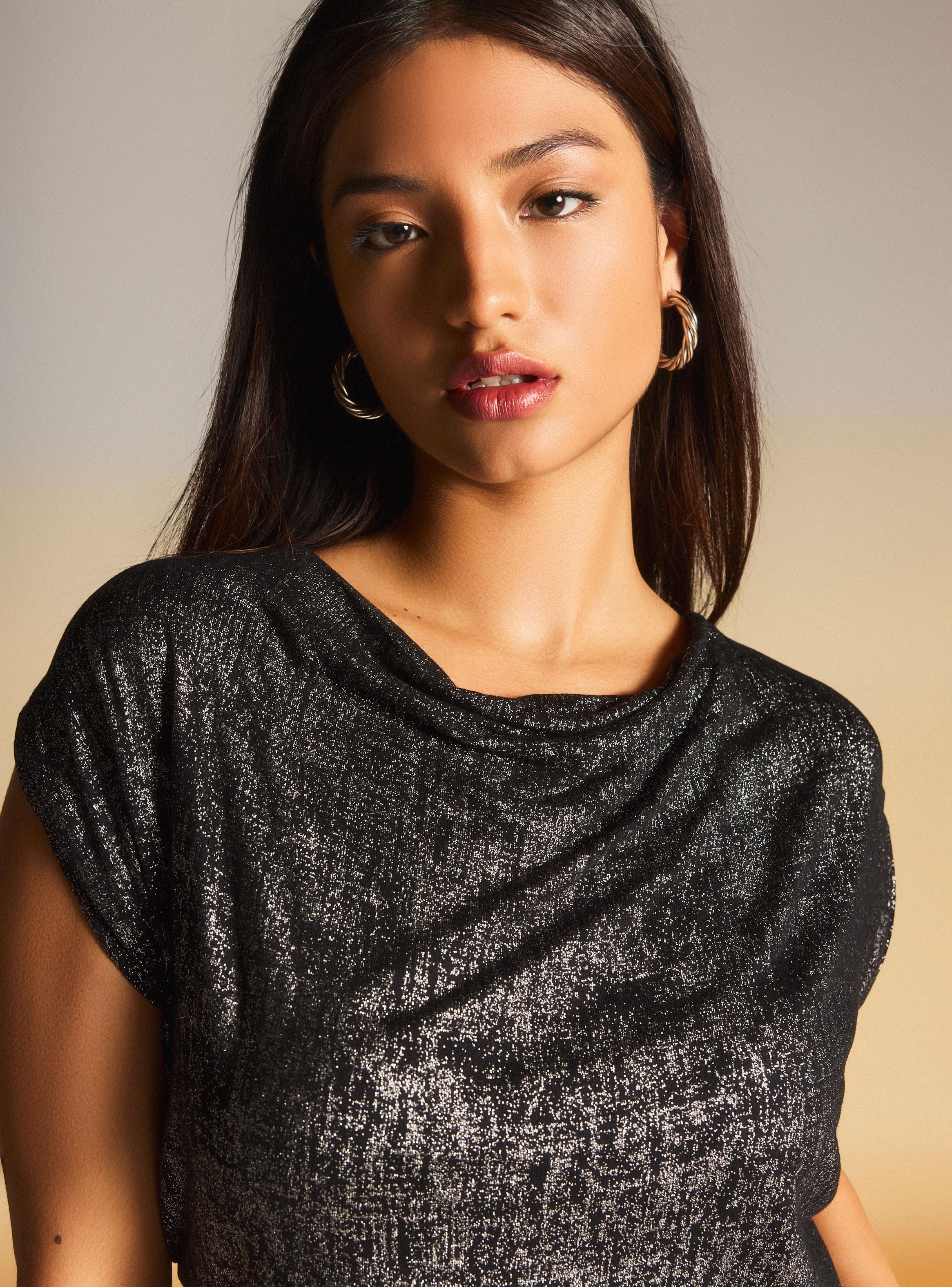 Polera Estampado Metalizado-2