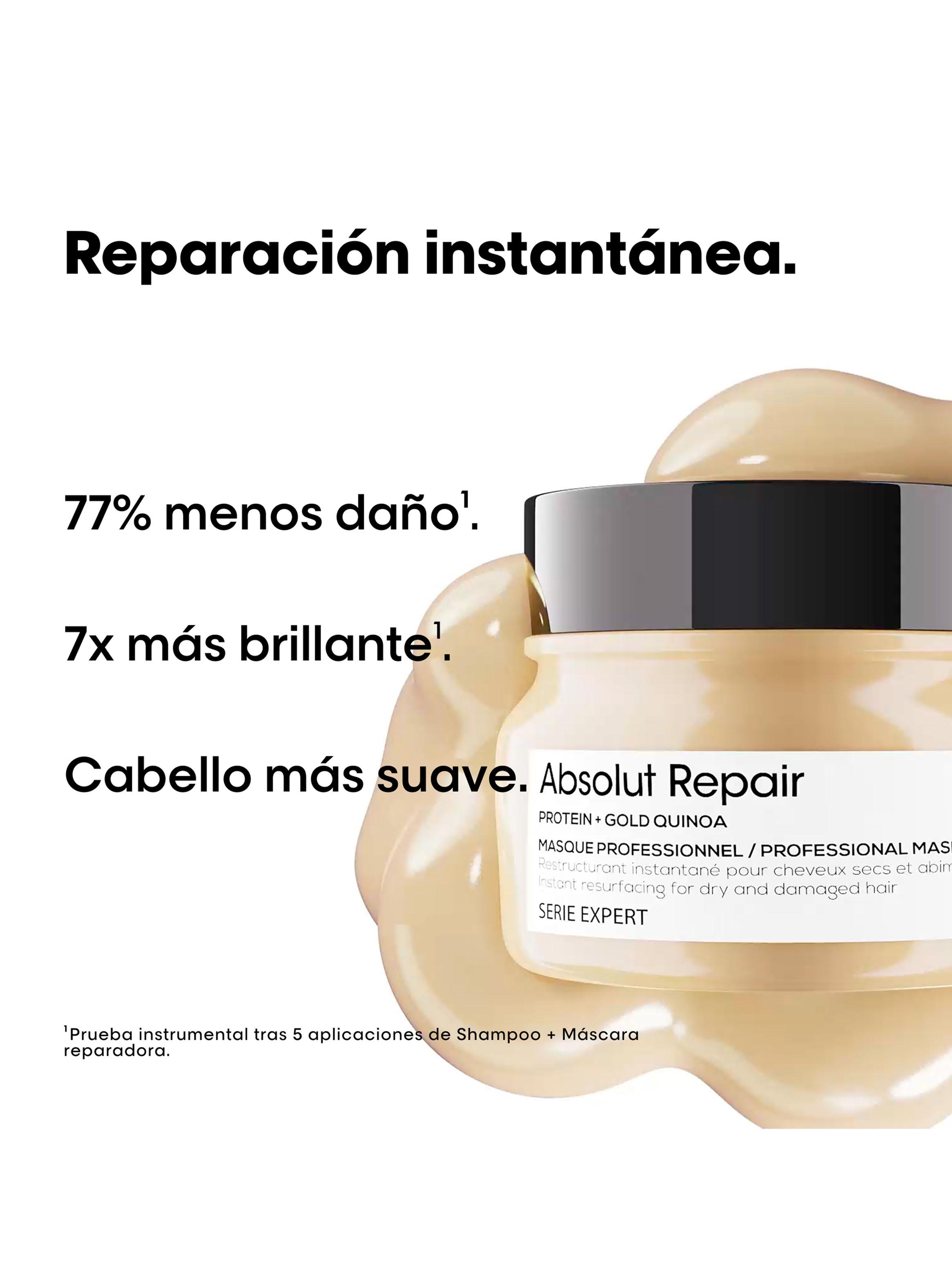 Set Profesional Reparación y Nutrición Shampoo 300ml + Máscara 75ml + Aceite 90ml Absolut Repair-3