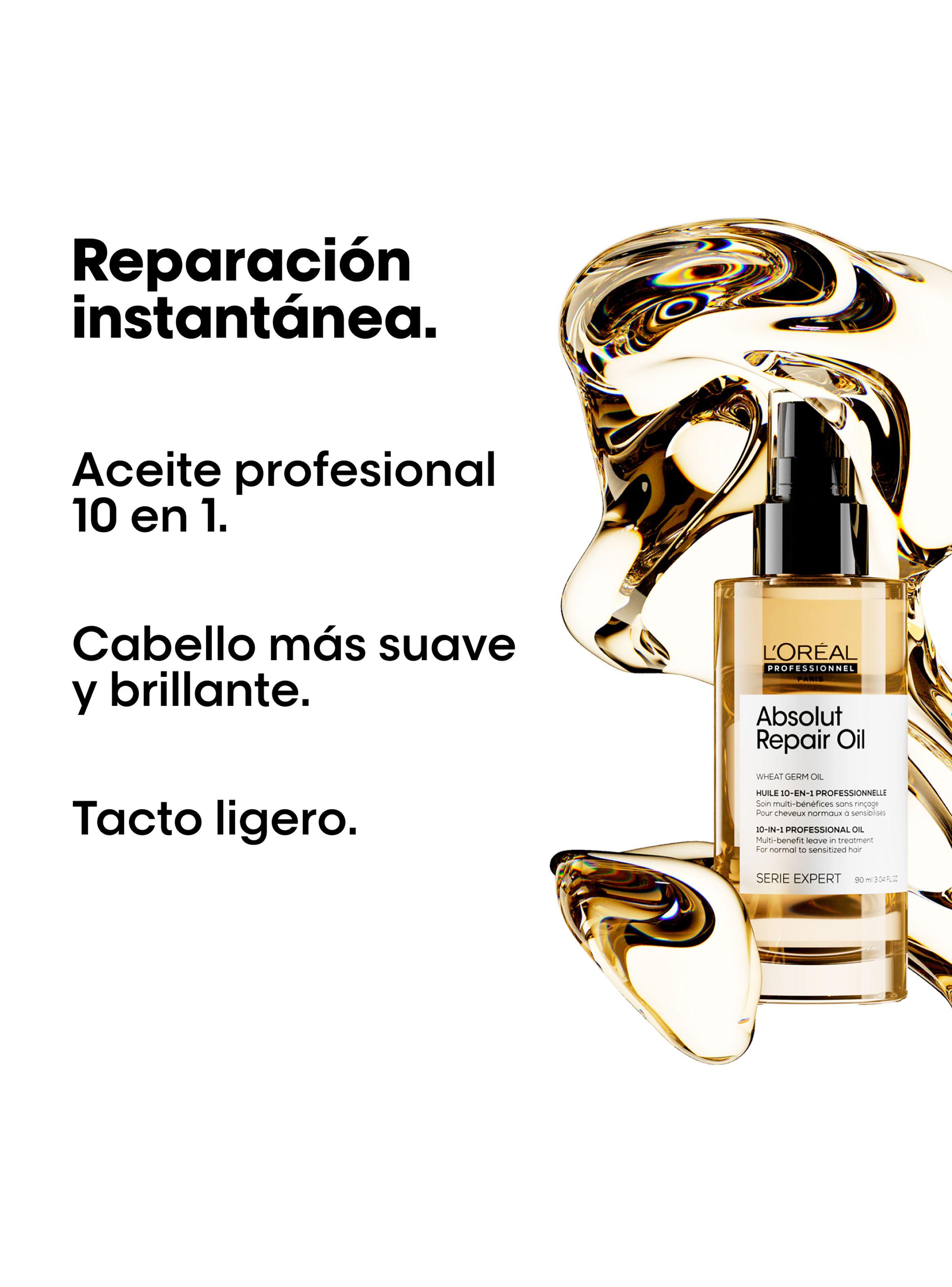 Set Profesional Reparación y Nutrición Shampoo 300ml + Máscara 75ml + Aceite 30ml Absolut Repair-4