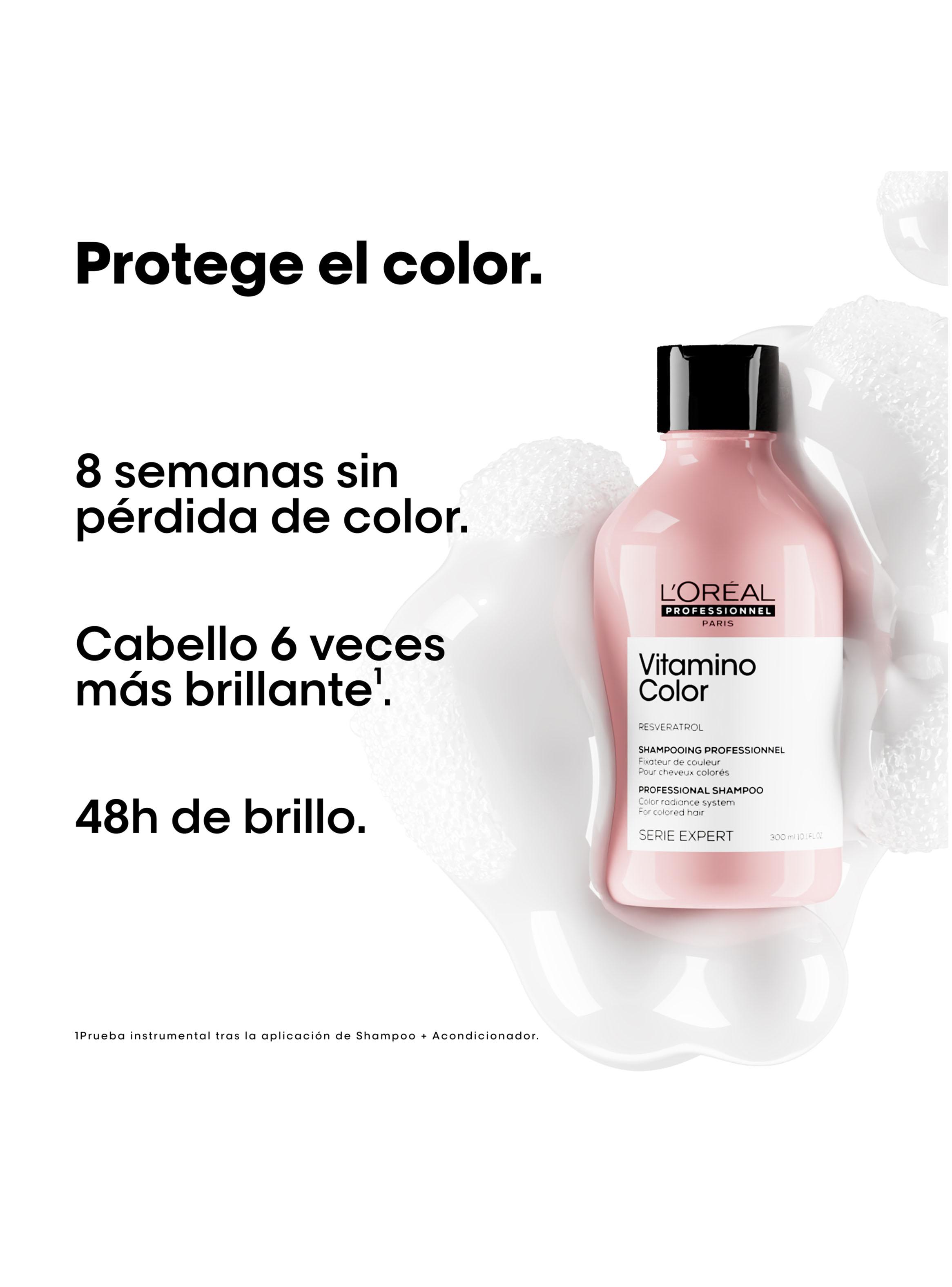 Set Profesional Cuidado del Color Shampoo 300ml + Shampoo 100ml Vitamino Color + Aceite 30ml-2