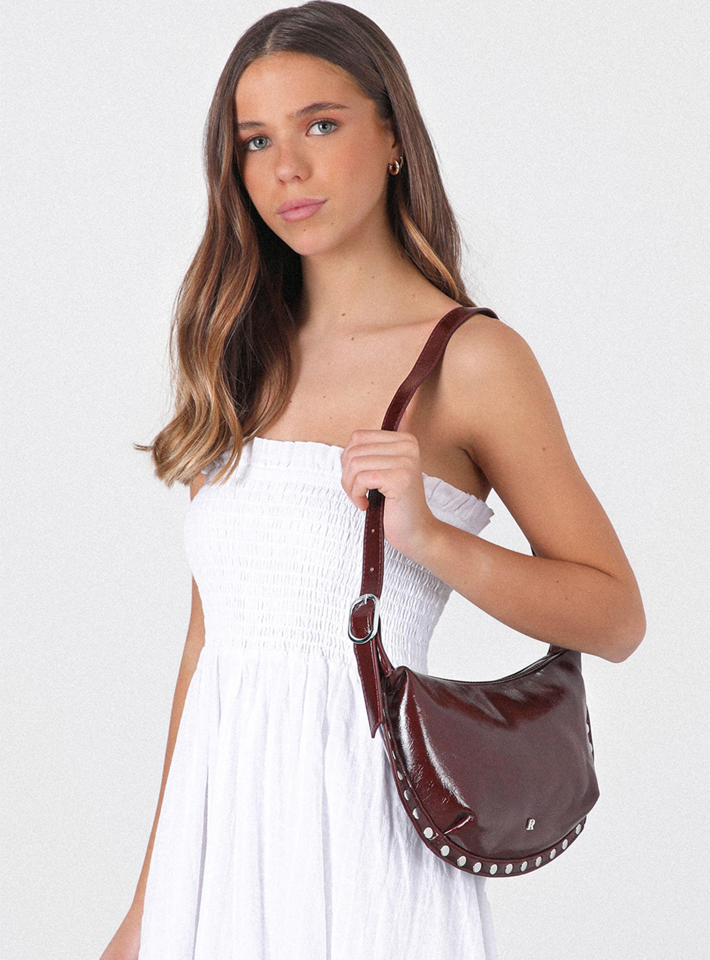 Cartera Baguette Burgundy-2