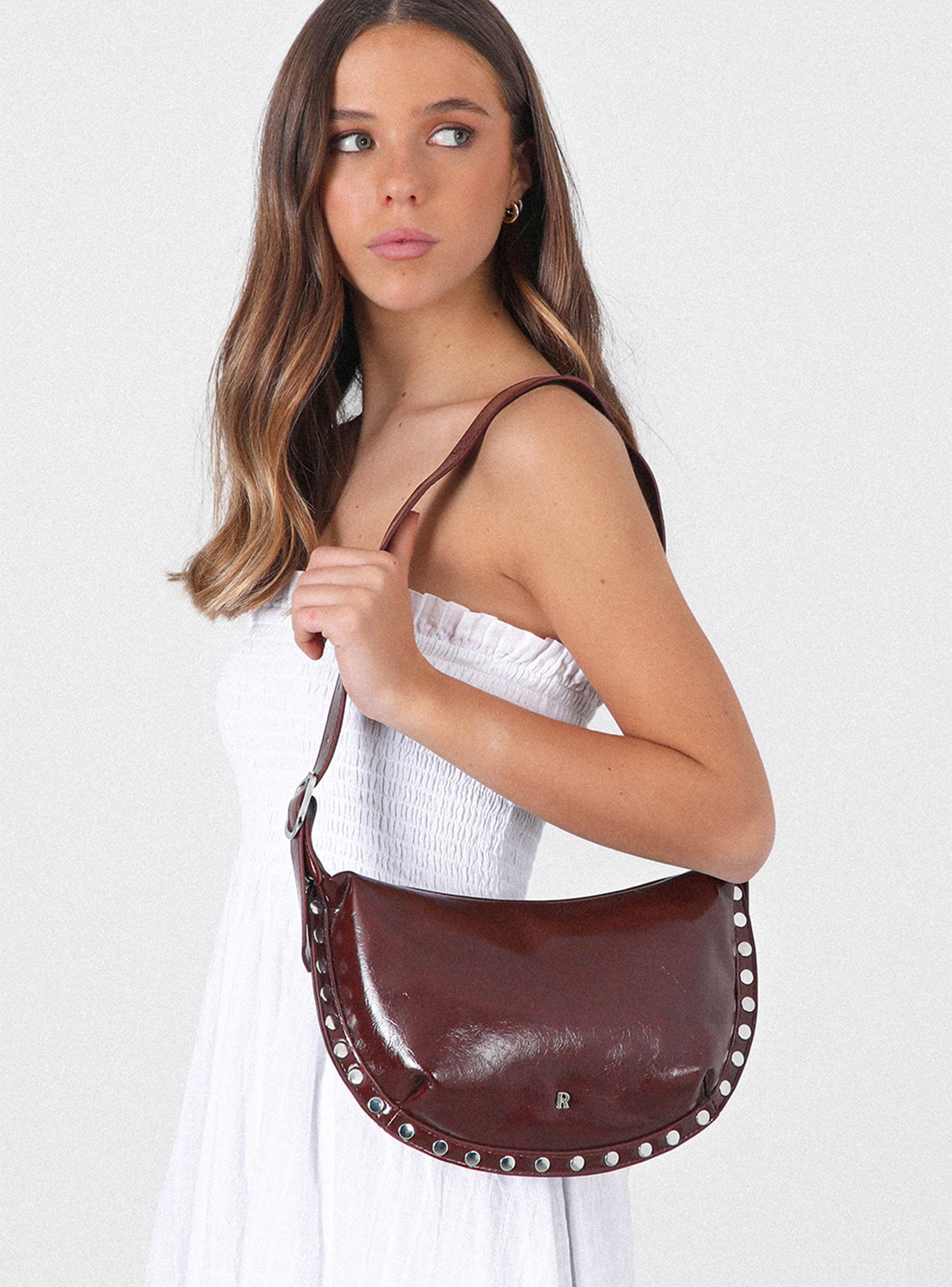 Cartera Baguette Burgundy-1